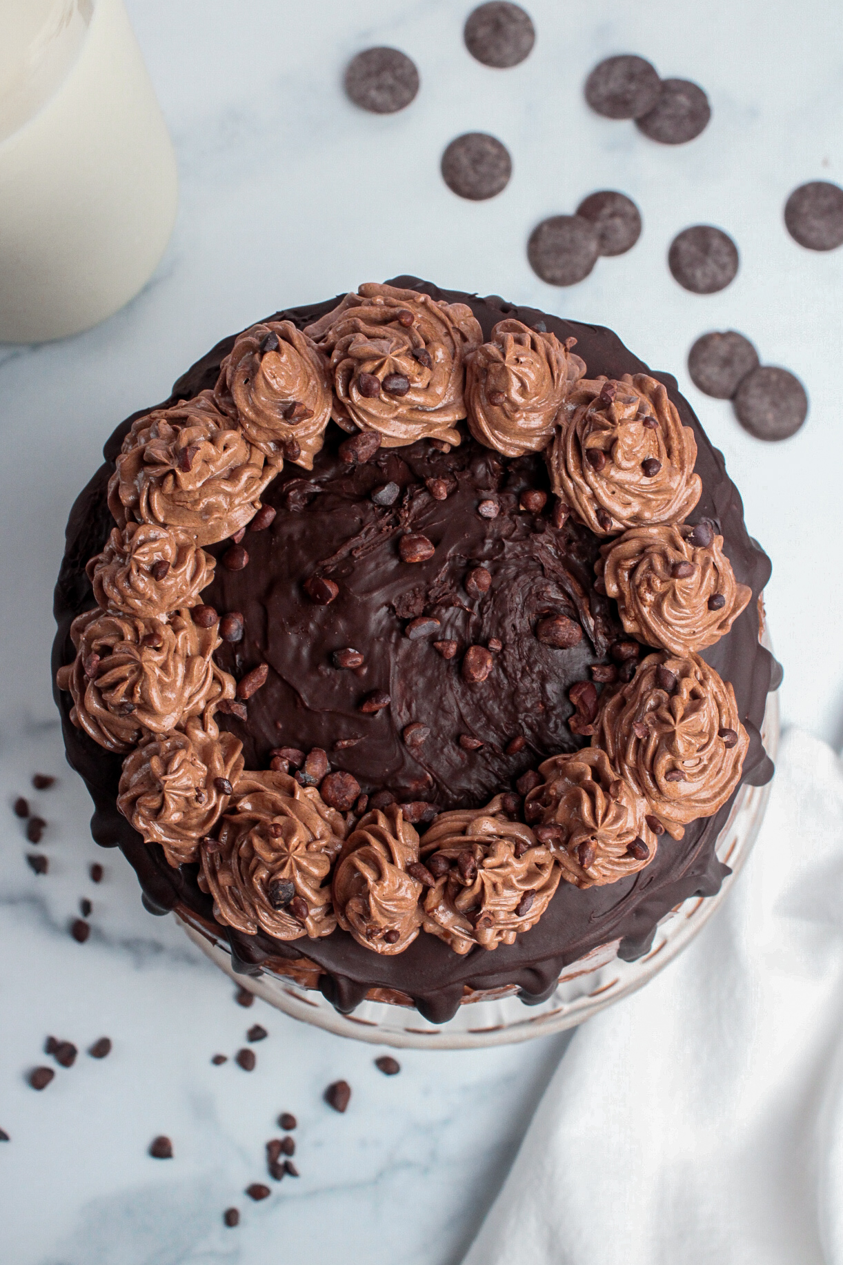 Vegan Triple Chocolate Cake
