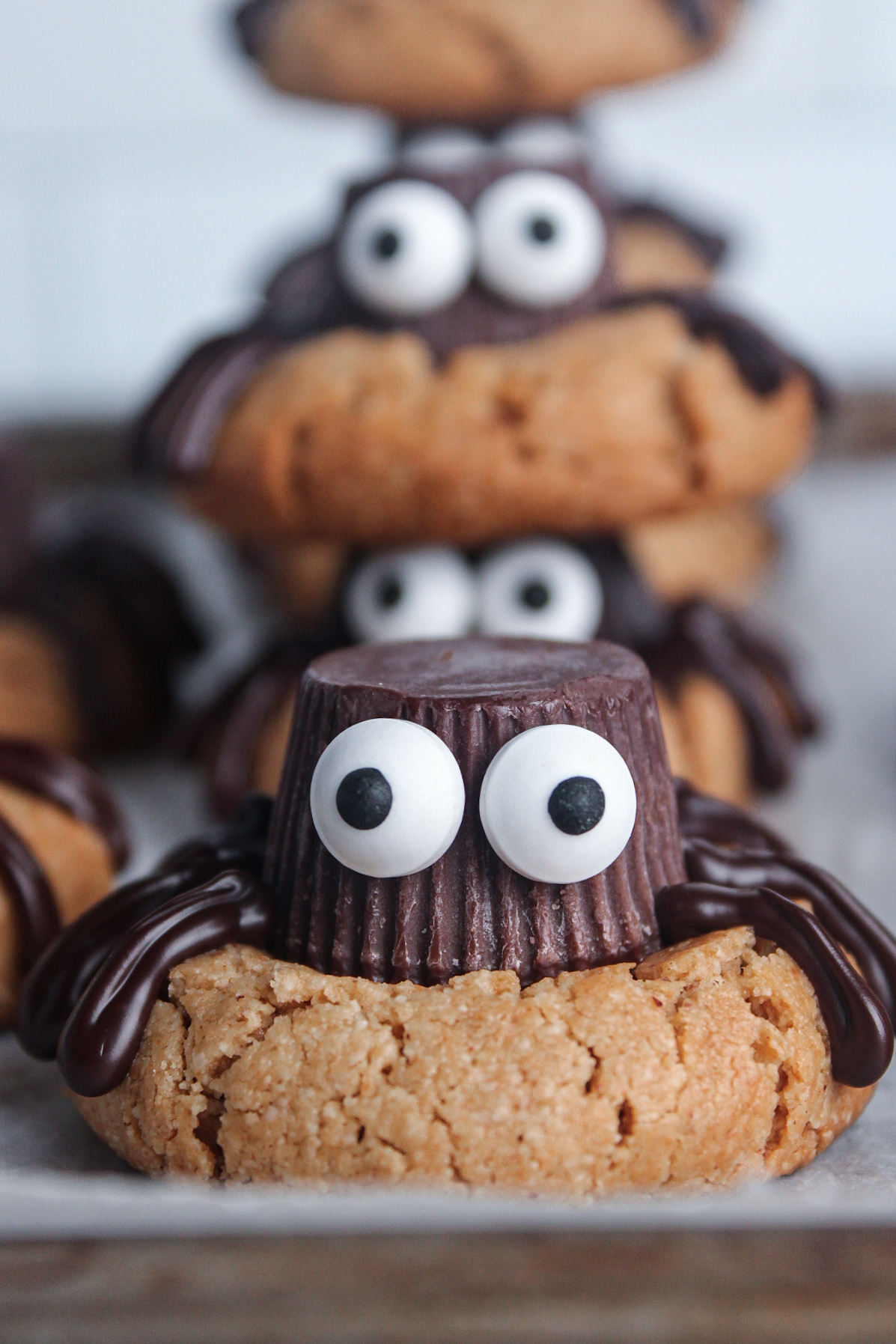 Peanut Butter Spider Cookies (Vegan, Gluten Free)