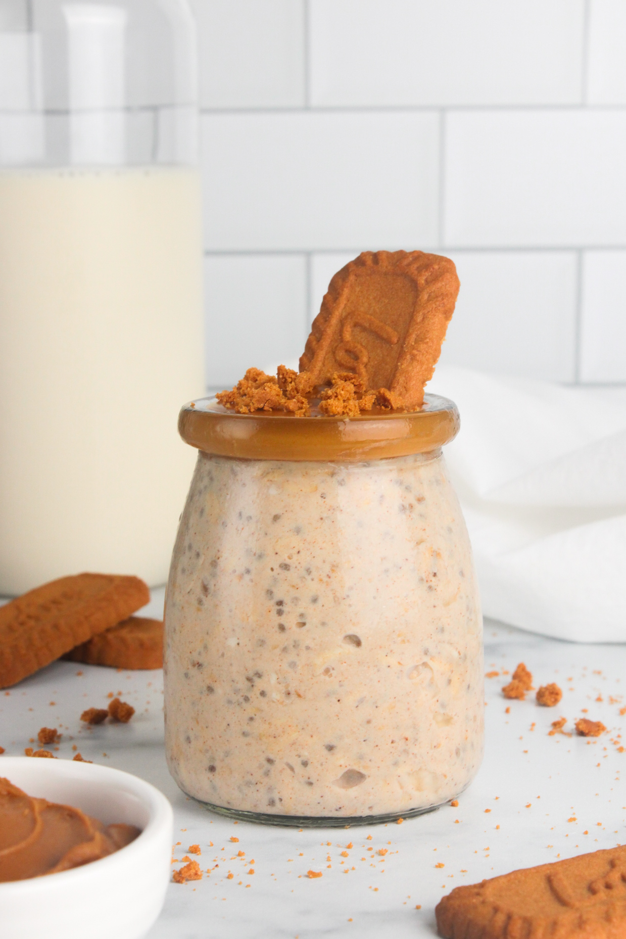 Biscoff Overnight Oats