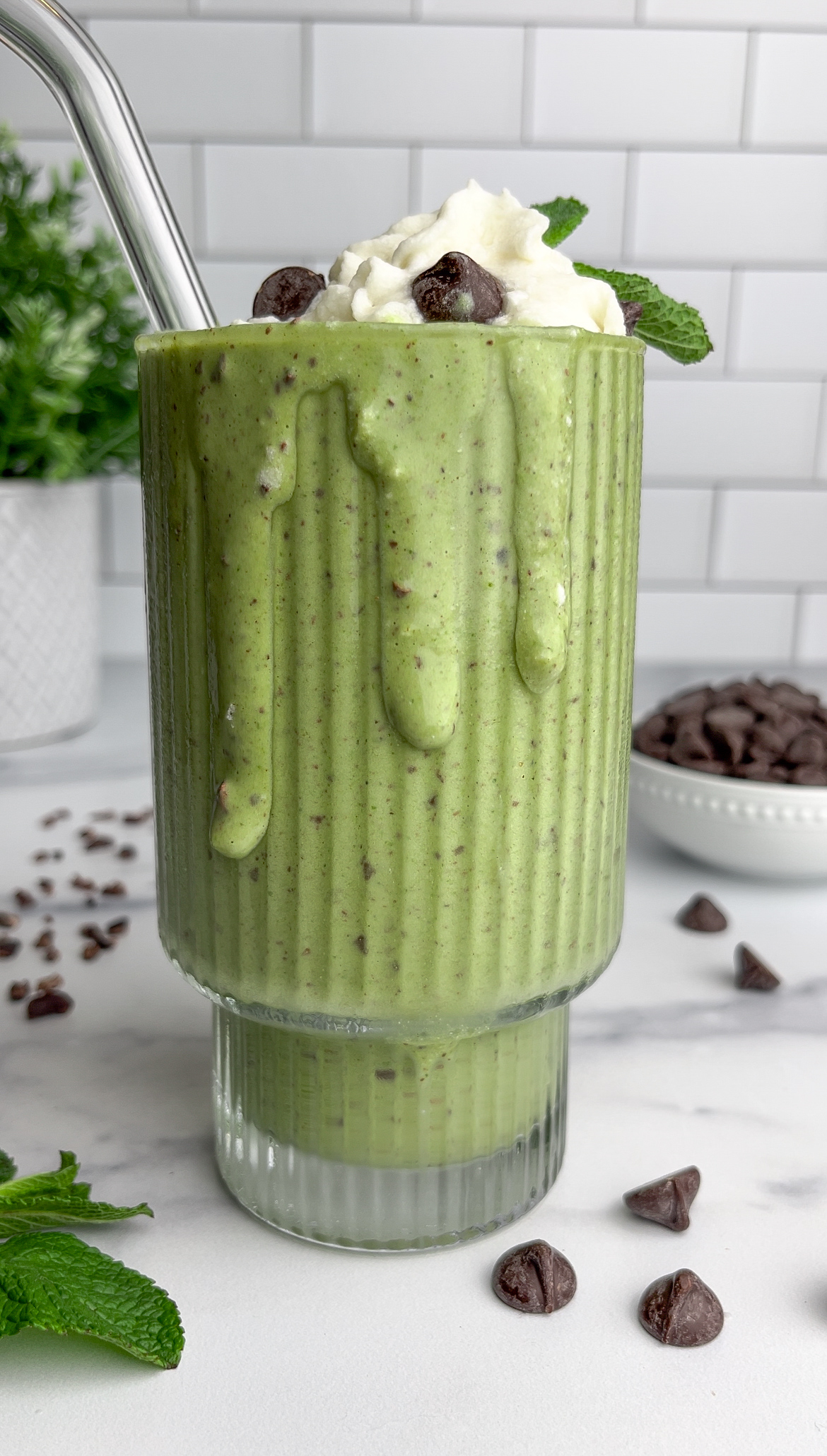Mint Chocolate Chip Smoothie