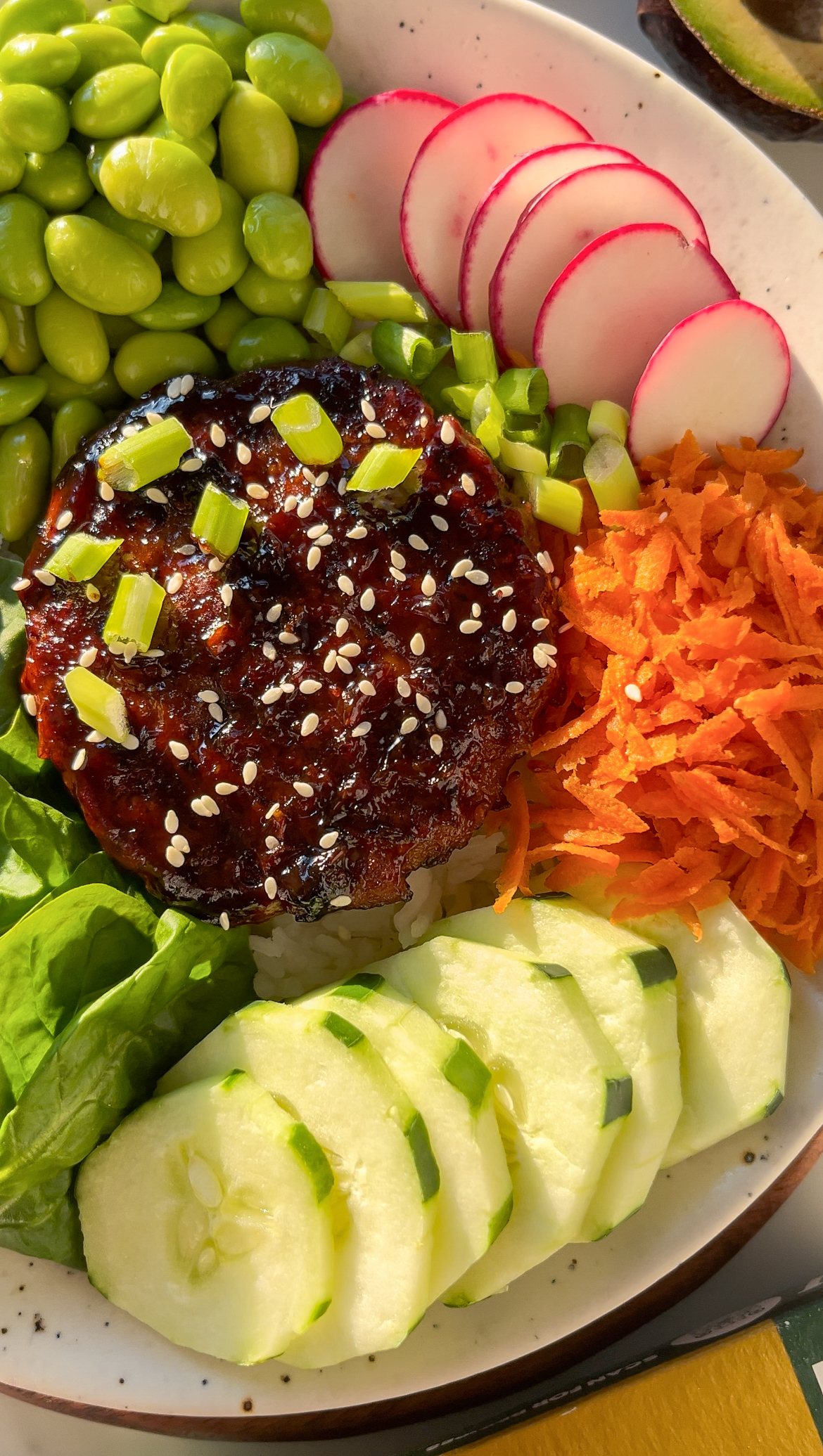 Vegan Teriyaki Burger Bowl