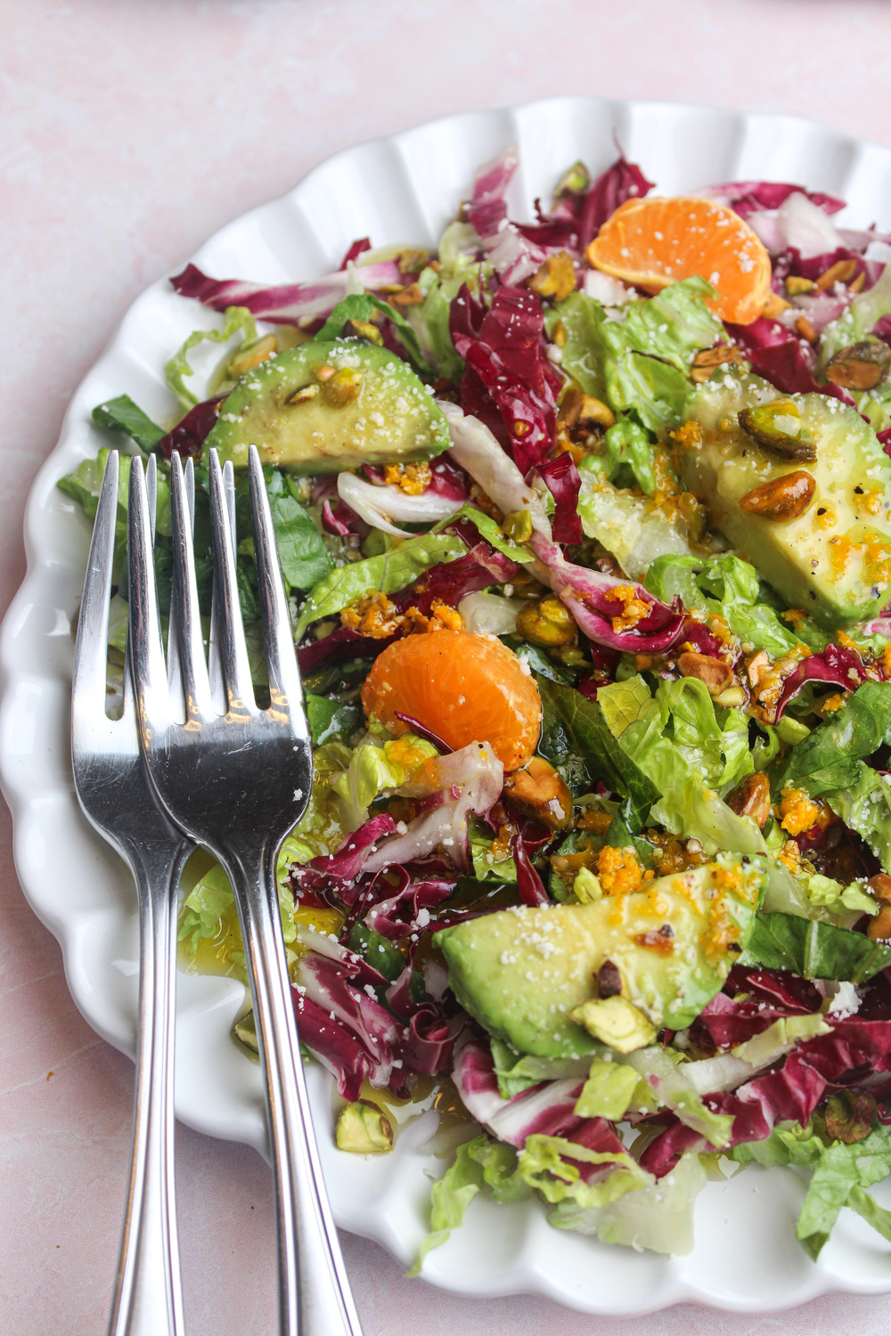 Radicchio Orange Pistachio Salad