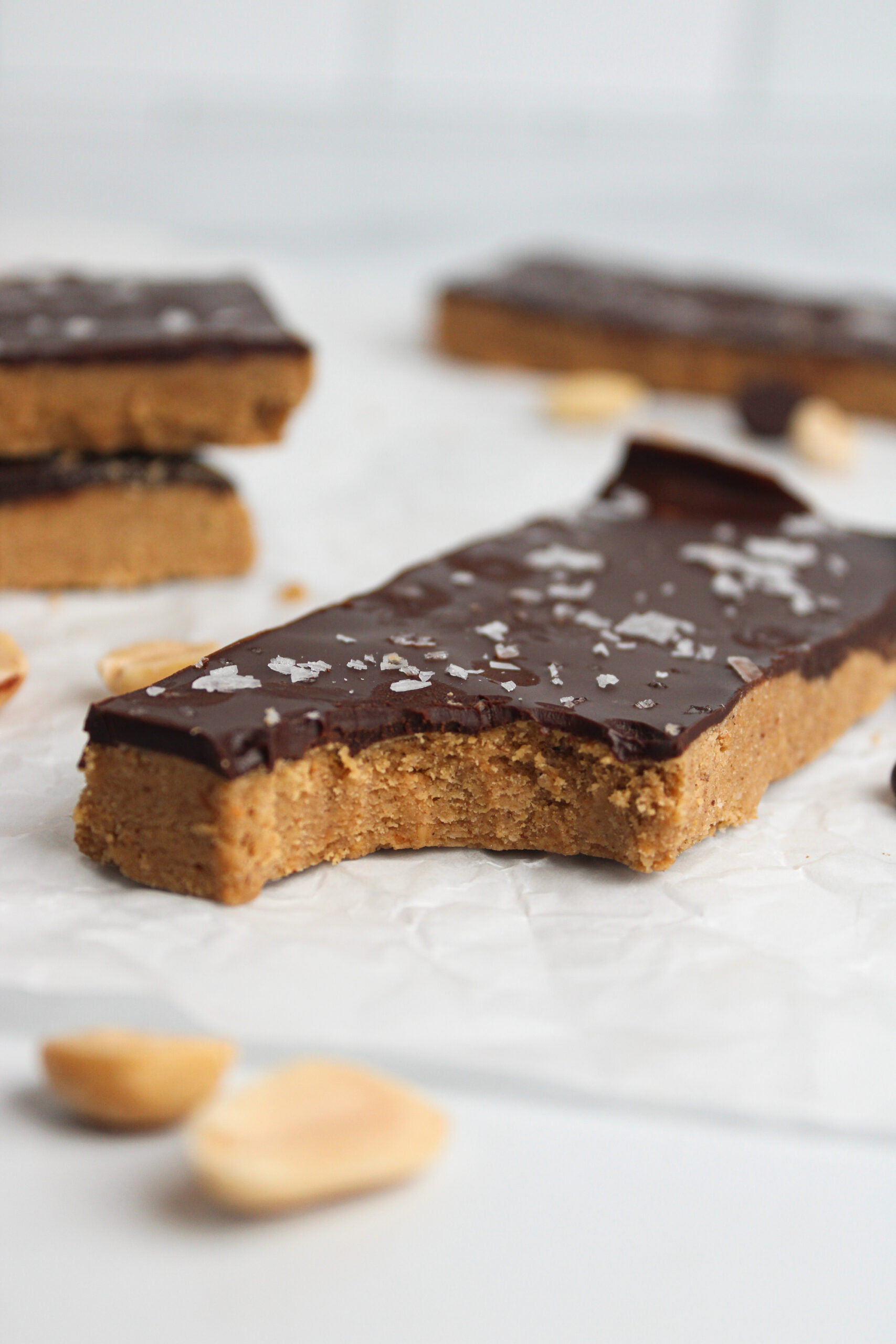Chocolate Peanut Butter Protein Bars