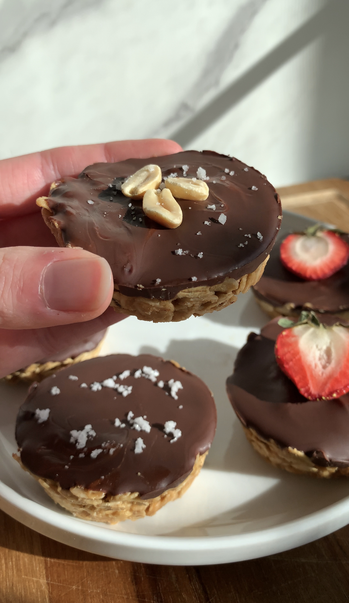 Peanut Butter & Jelly Oat Cups