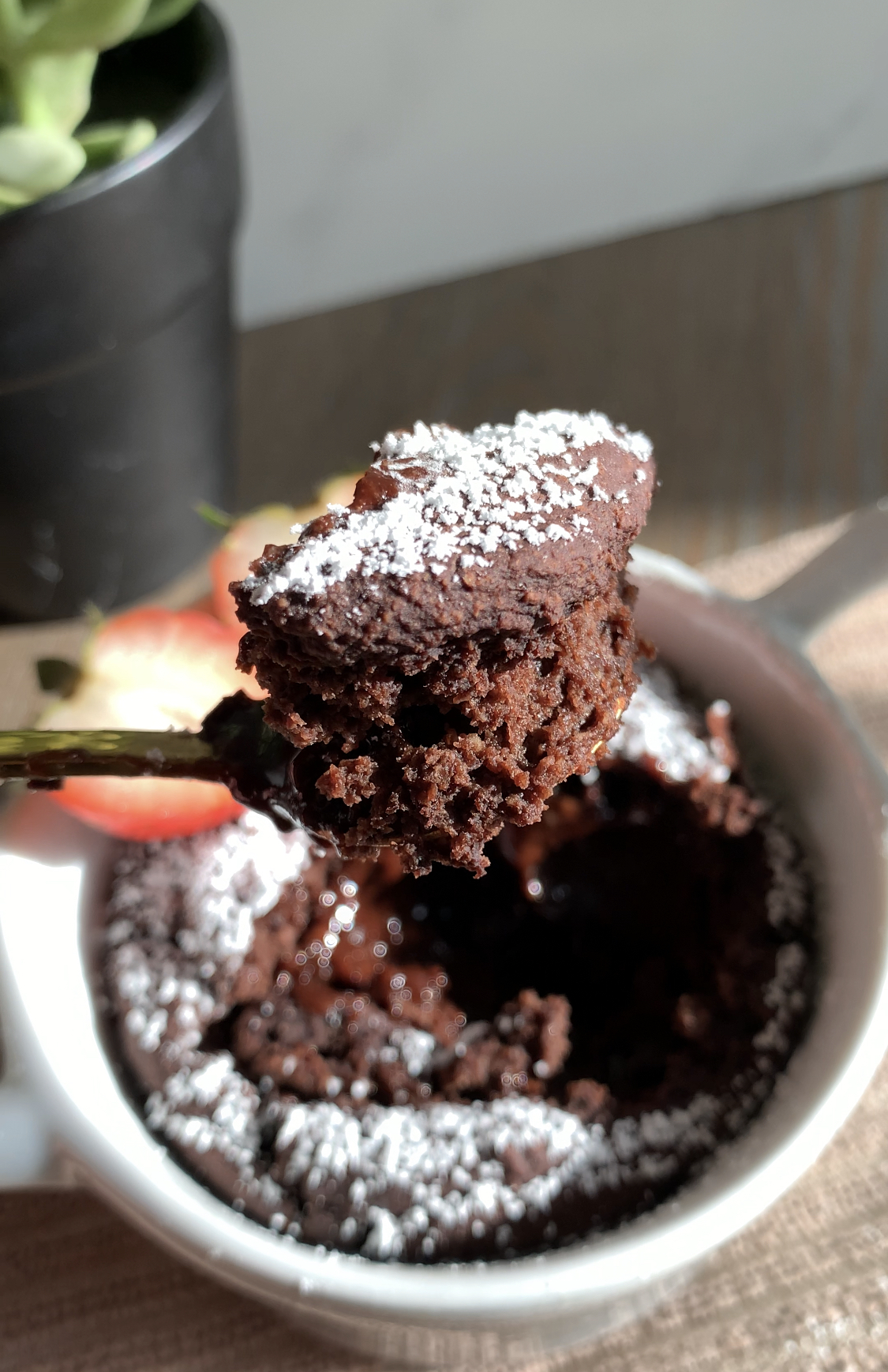Lava Cake Baked Oats