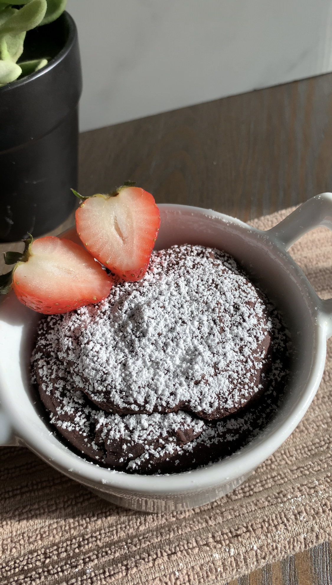 Lava Cake Baked Oats