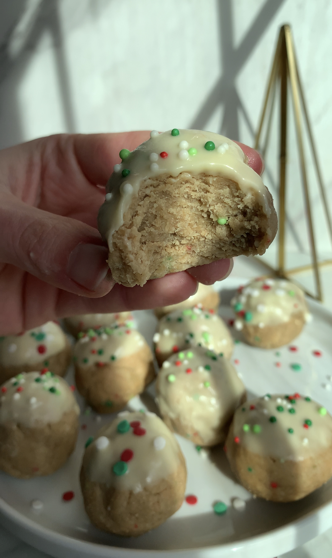 Sugar Cookie Protein Bites