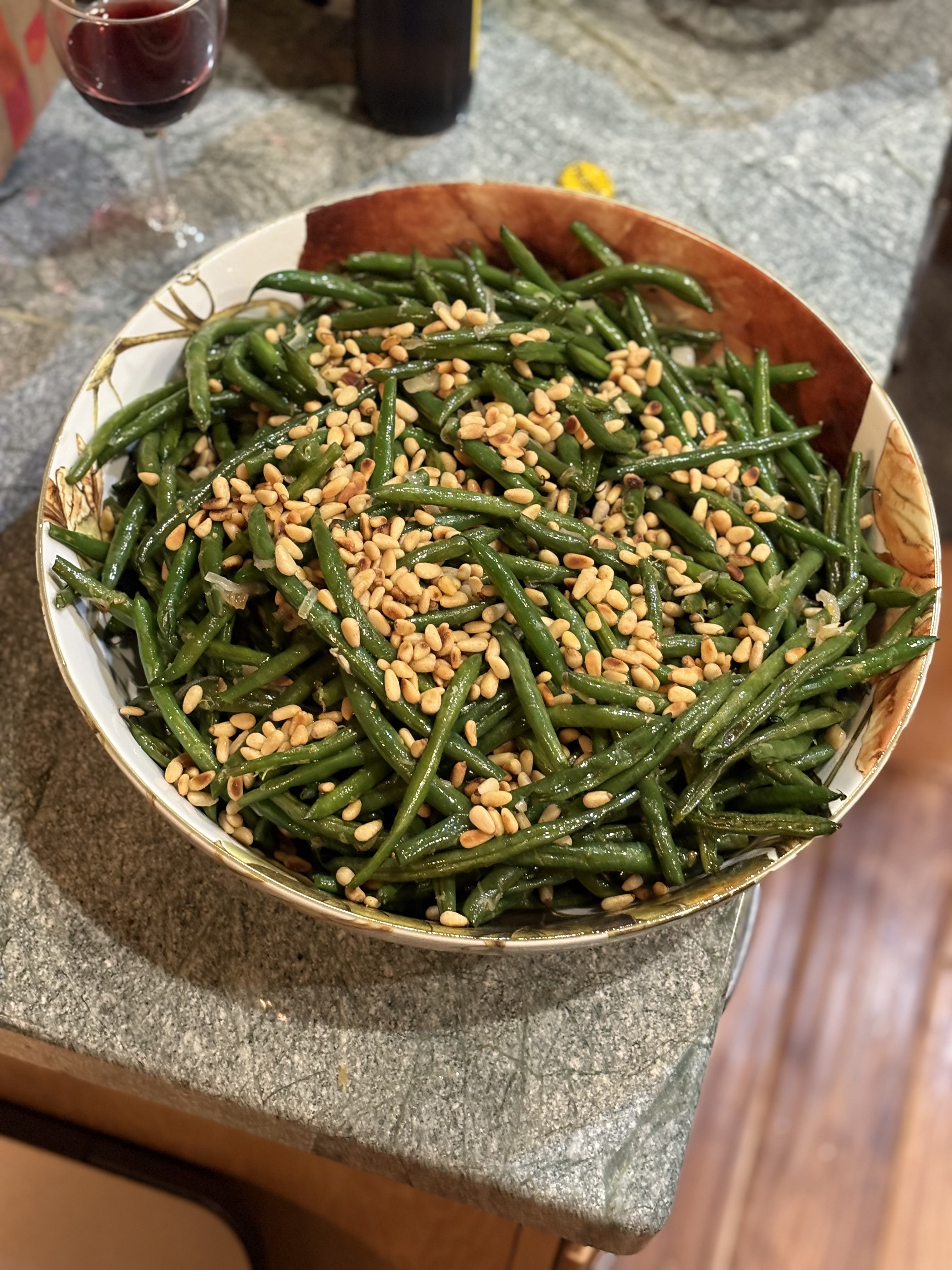 Lemony Green Beans With Pine Nuts & Garlic review