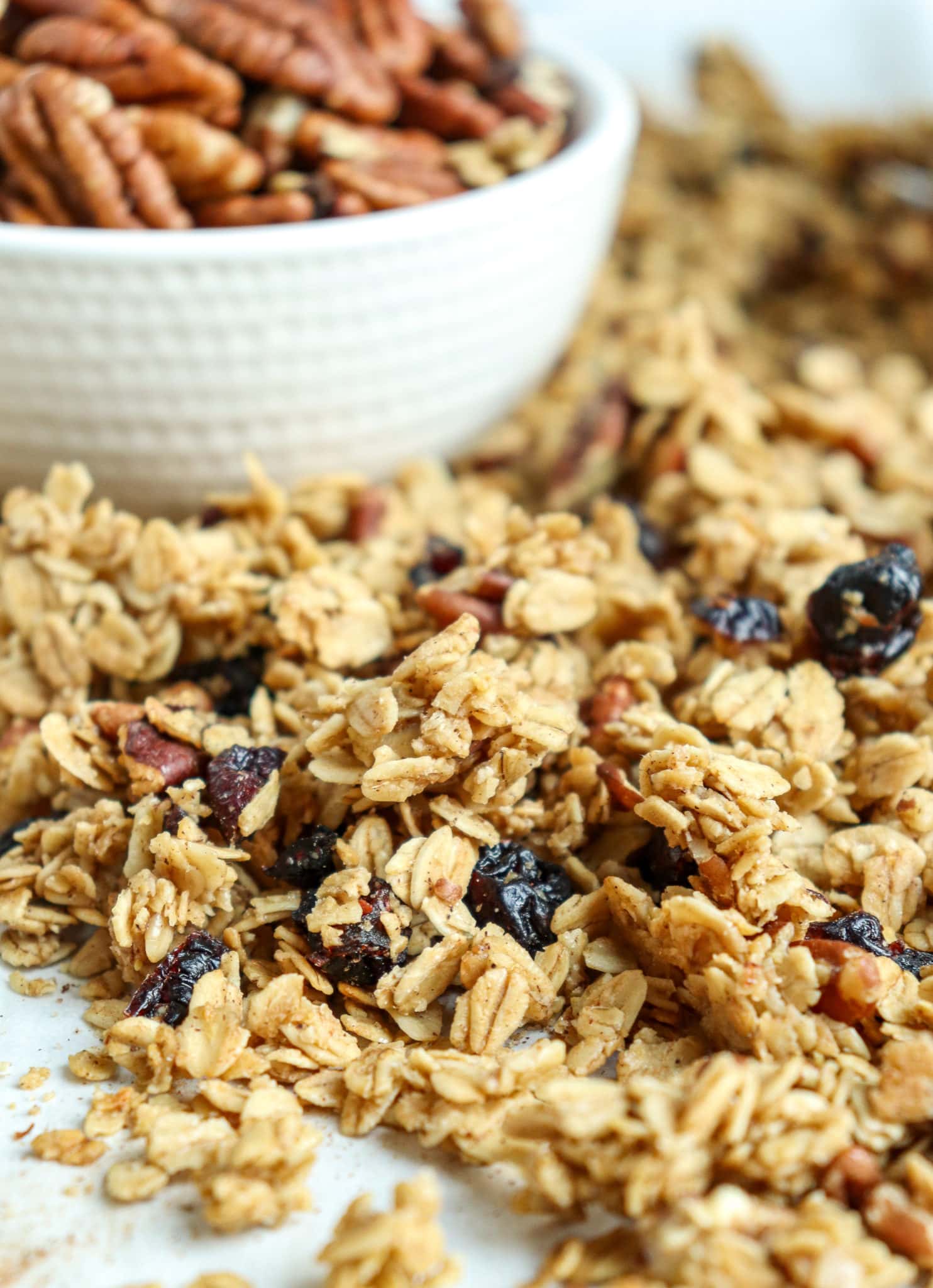 Cinnamon Cranberry Pecan Granola