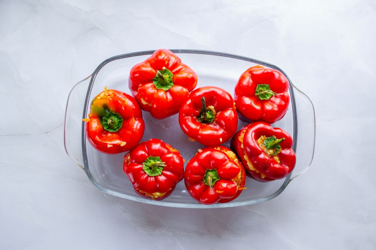 Chicken Stuffed Bell Peppers