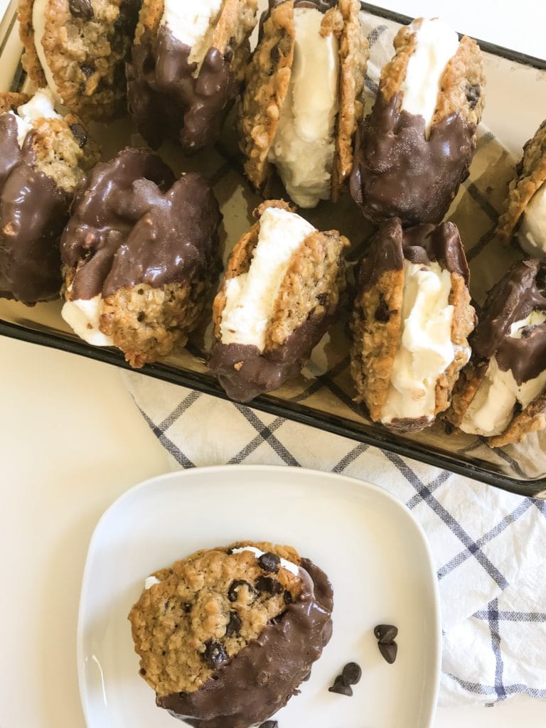 Cookie Ice Cream Sandwiches