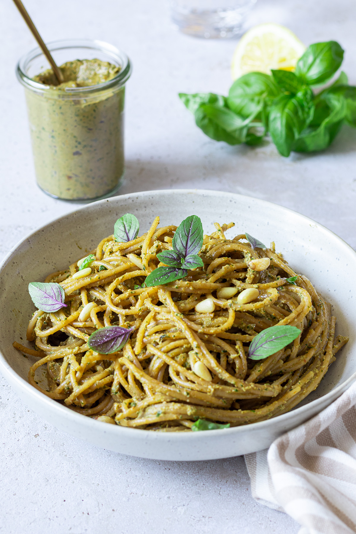 Low-Calorie Pesto