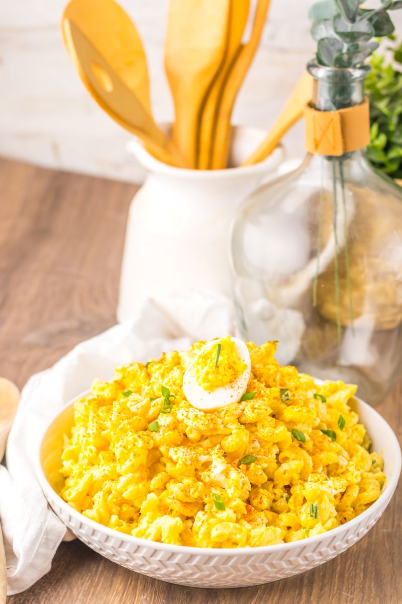 Deviled Egg Pasta Salad