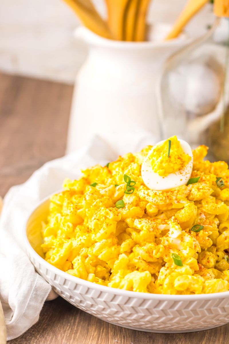 Deviled Egg Pasta Salad