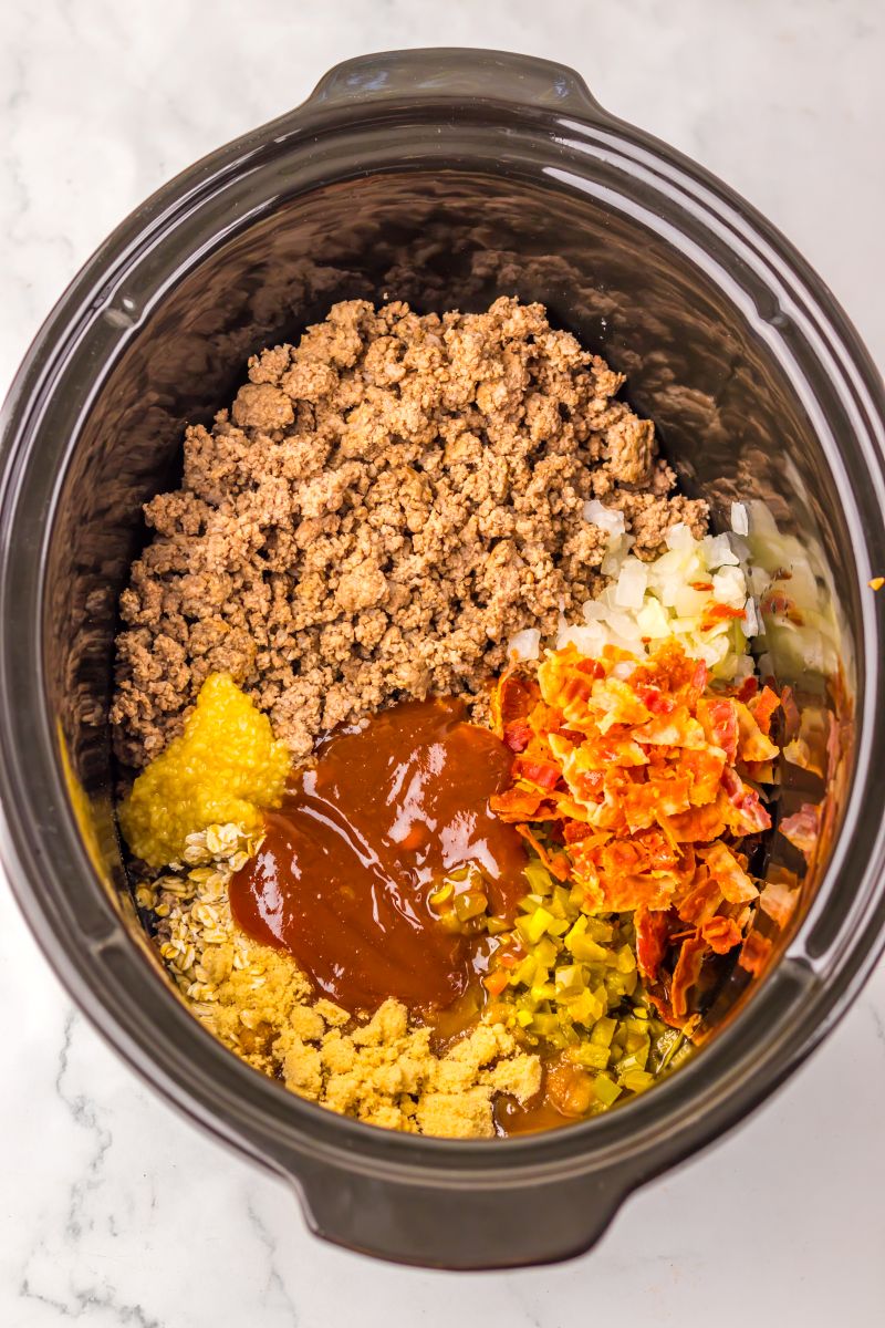 Slow Cooker Cowboy Sloppy Joes