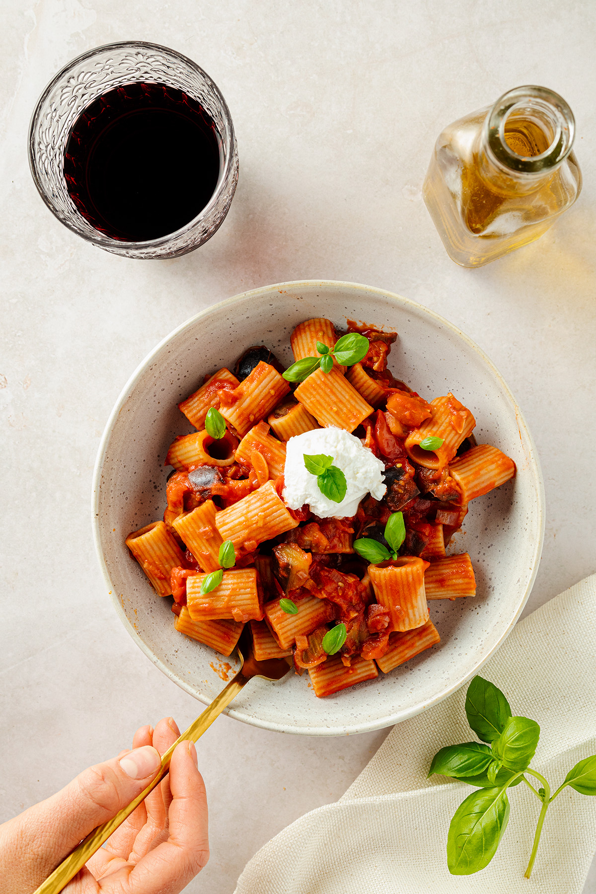 Pasta alla Norma – Sicilian Tomato Sauce with Eggplant