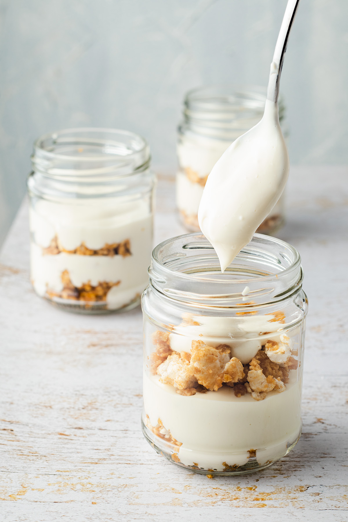 Fitness Tiramisu in a Glass