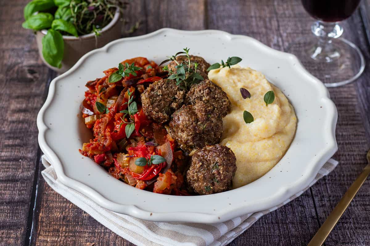 Polenta with Vegetables