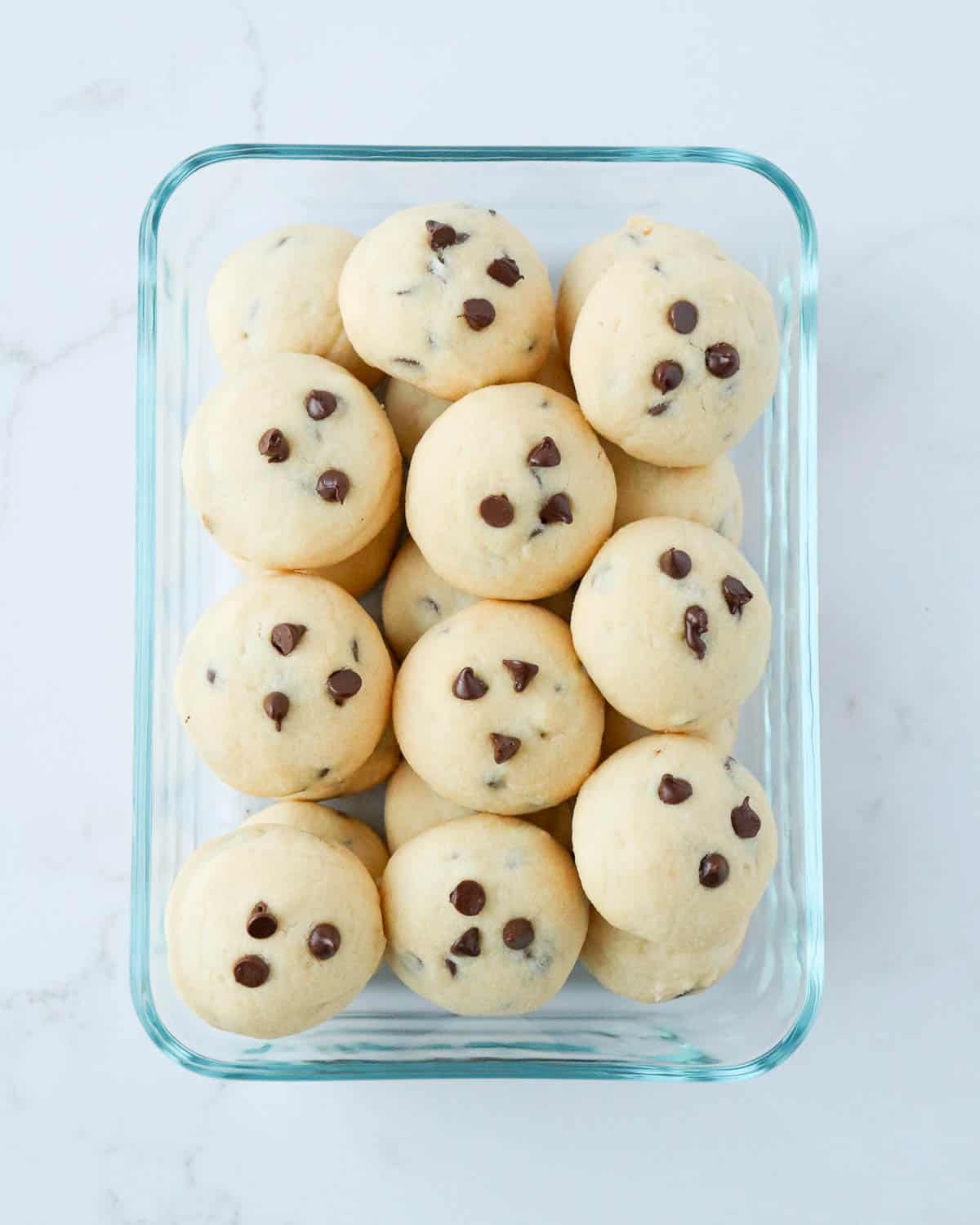 Chocolate Chip Shortbread Cookies