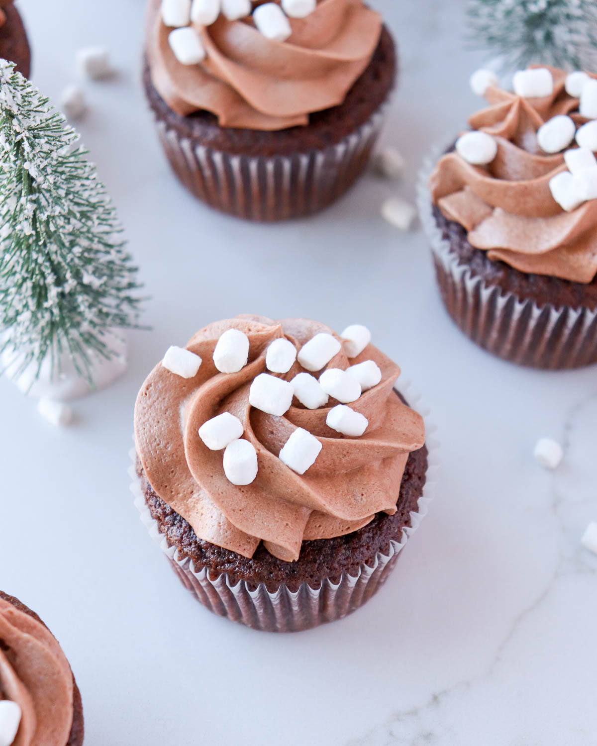 Hot Chocolate Cupcakes