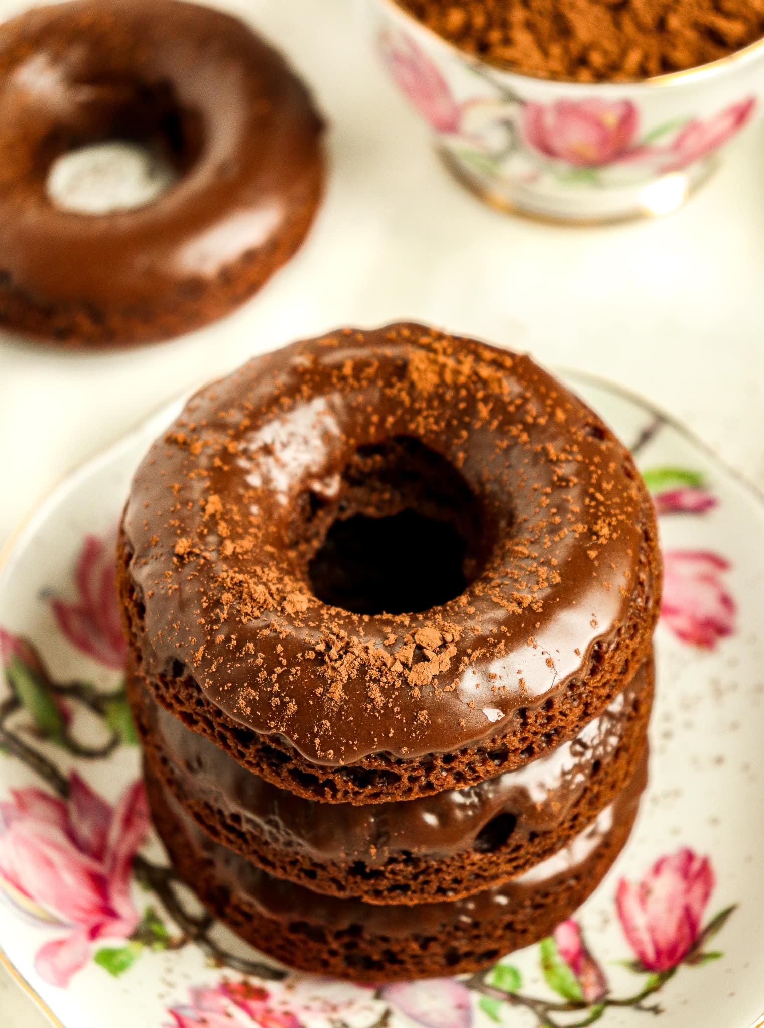 Chocolate Cake Doughnuts