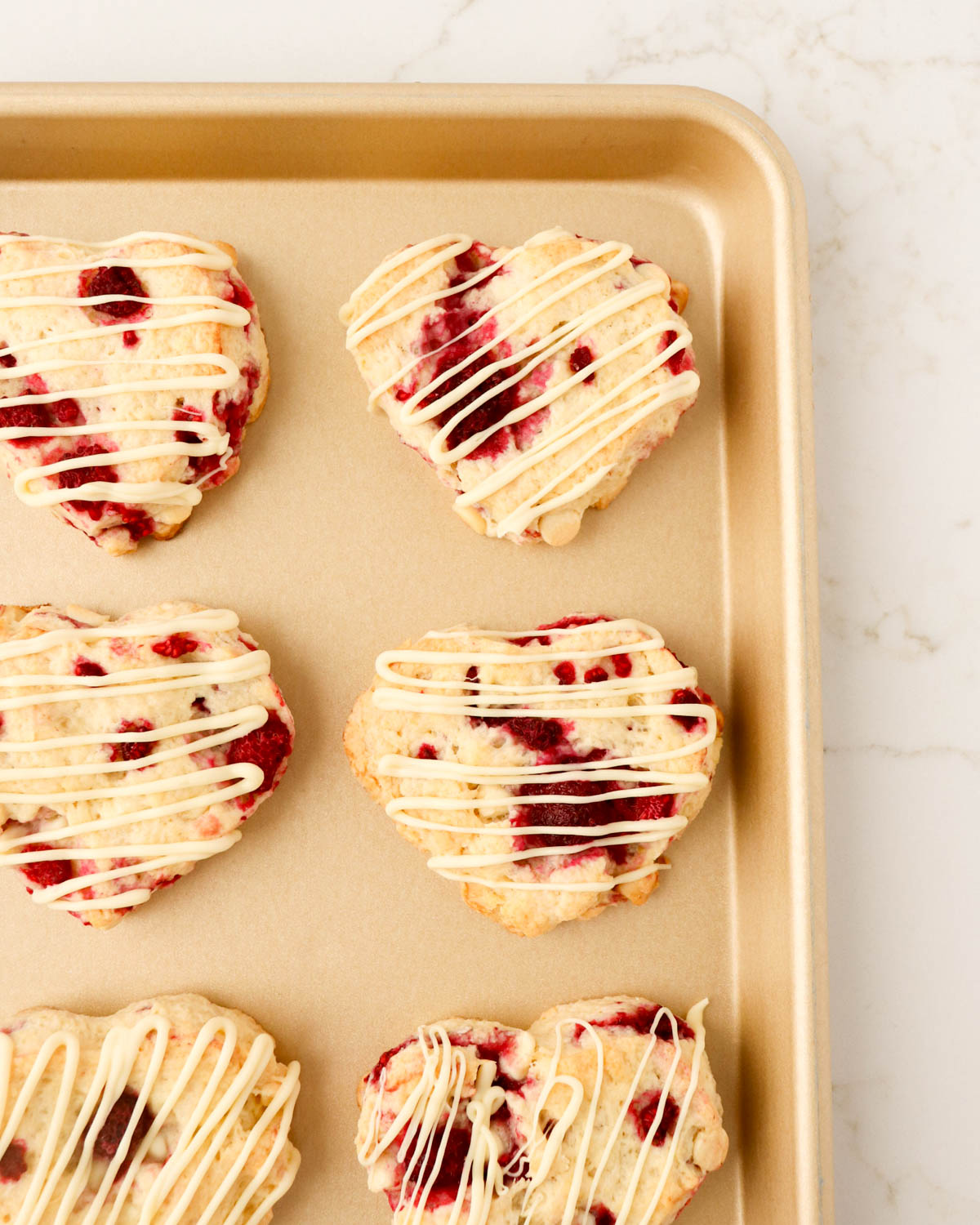 Raspberry White Chocolate Scones