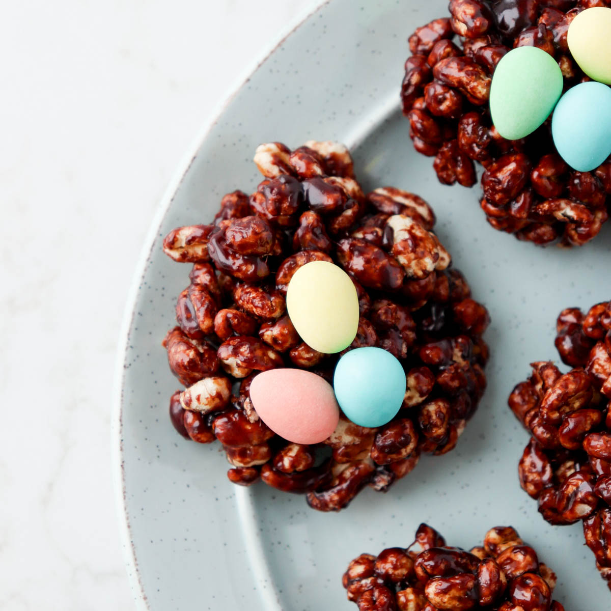 Puffed Wheat Mini Egg Nests