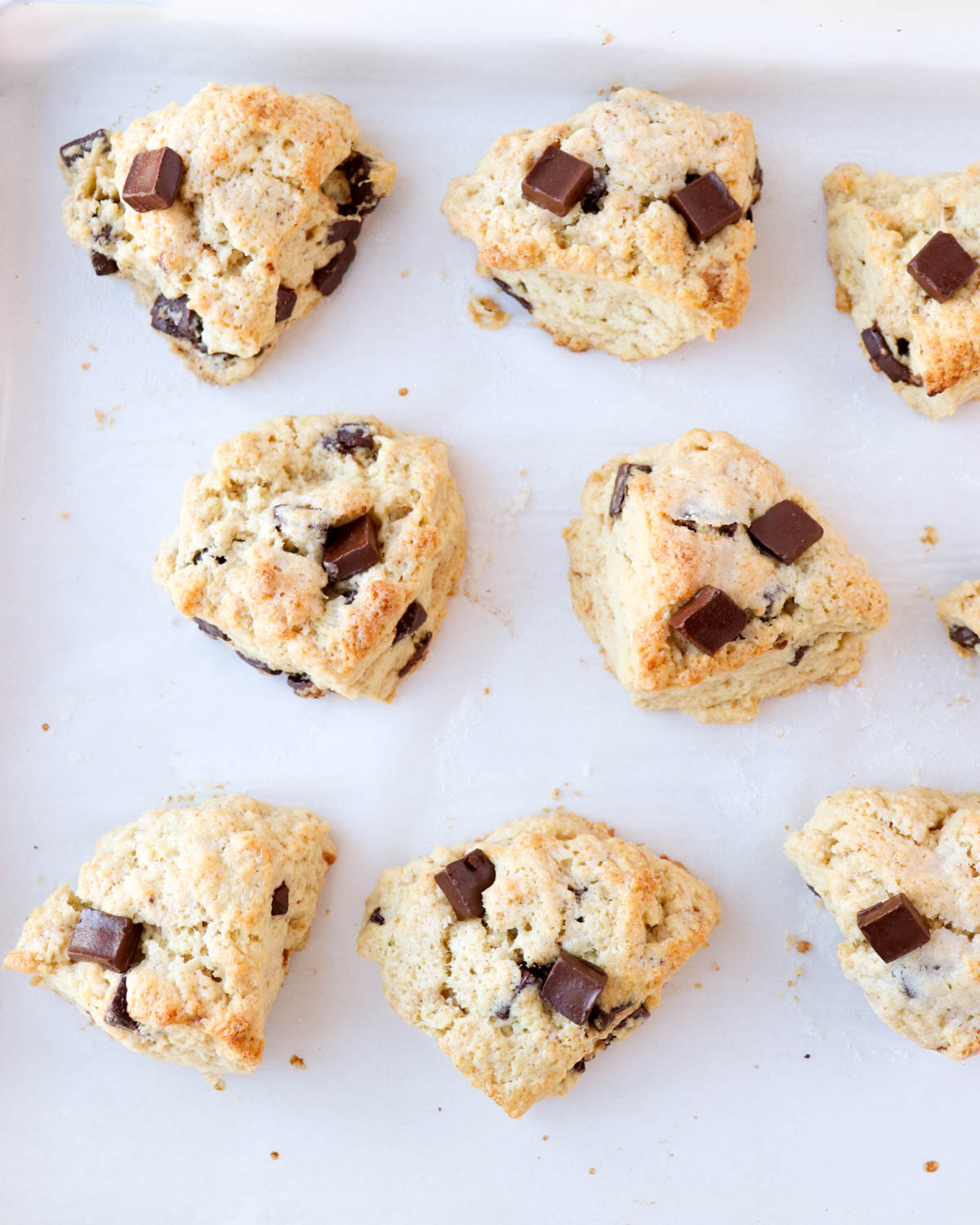 Brown Butter Chocolate Chunk Scones