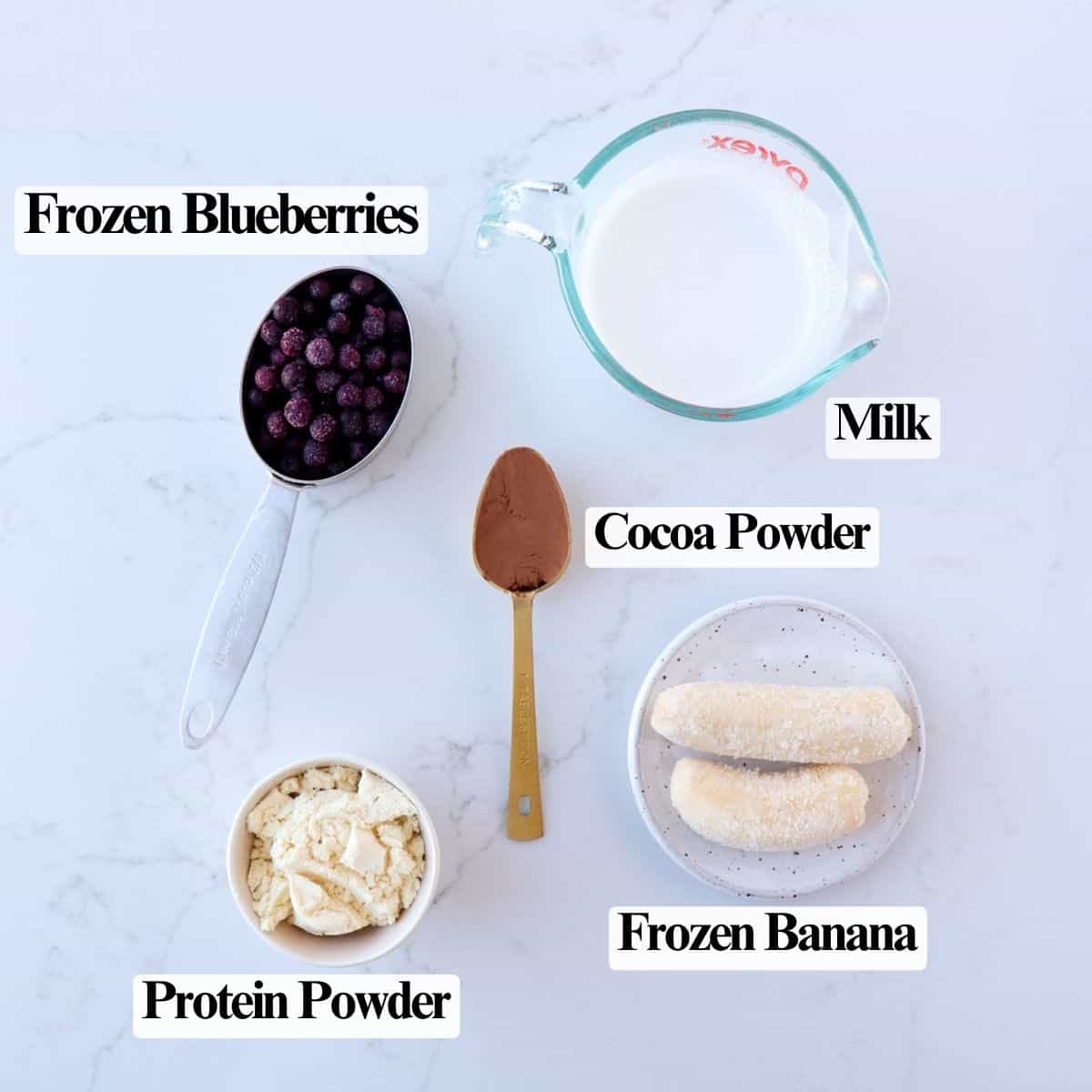 Cocoa Blueberry Smoothie