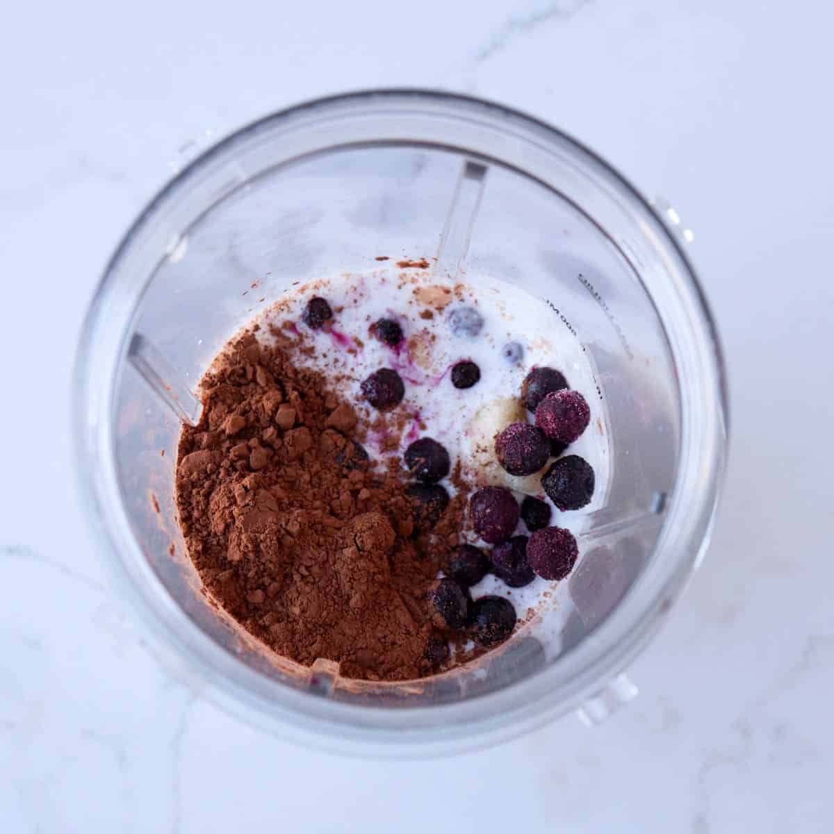 Cocoa Blueberry Smoothie