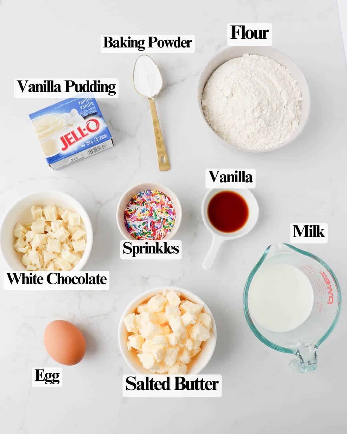 Birthday Cake Scones