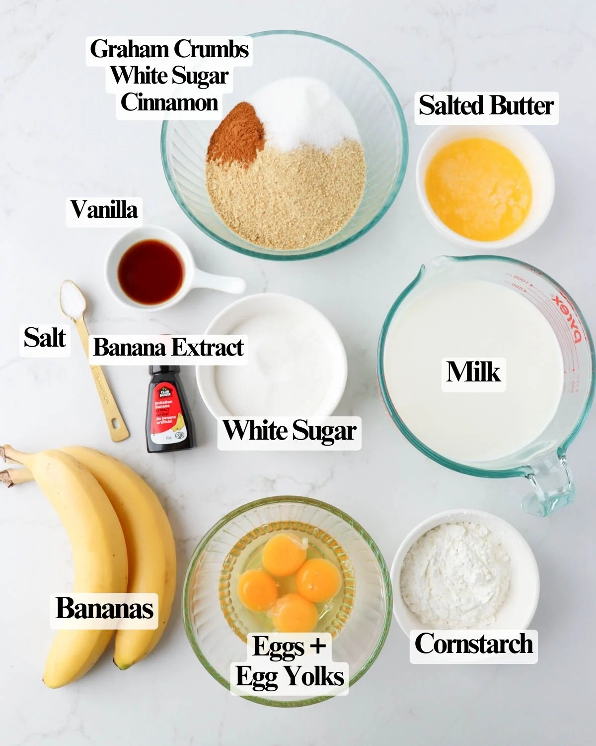 Banana Cream Pie with Graham Cracker Crust