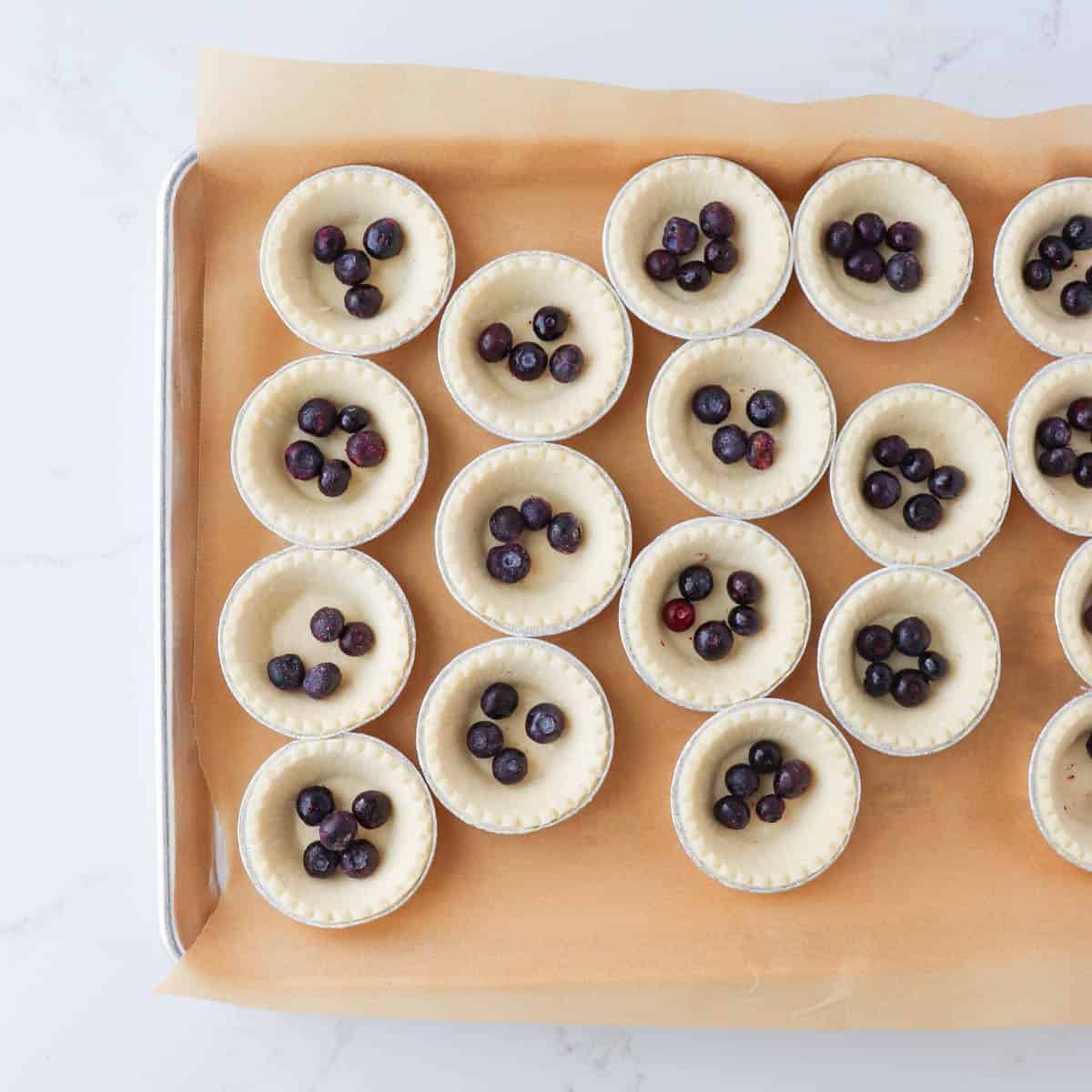 Blueberry Custard Tarts