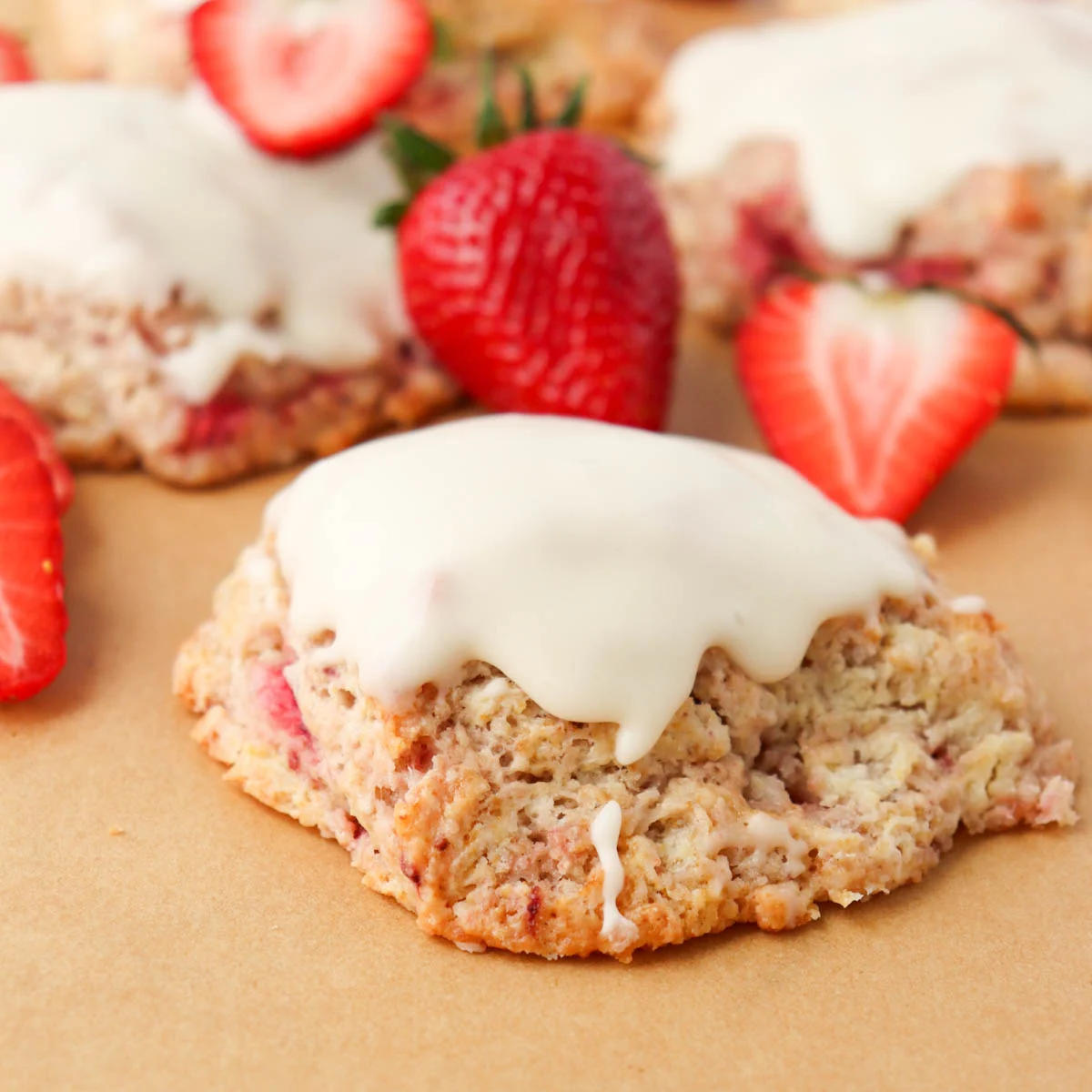 Strawberries & Cream Scones