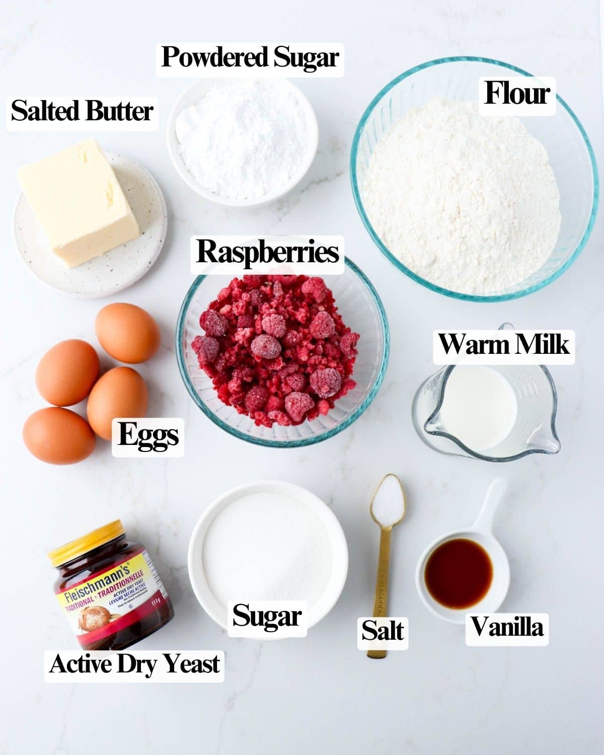 Raspberry Brioche Sweet Rolls