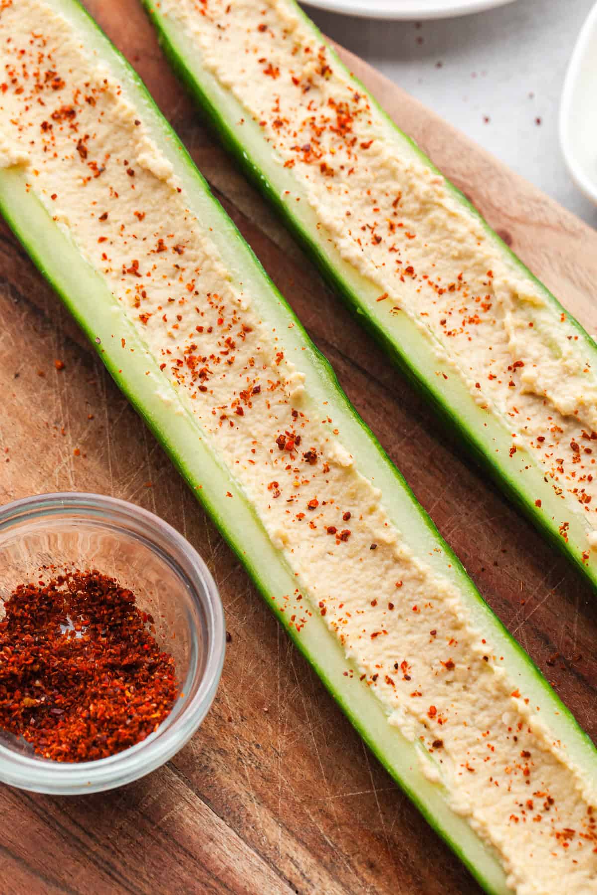 Mediterranean Stuffed Cucumber Cups