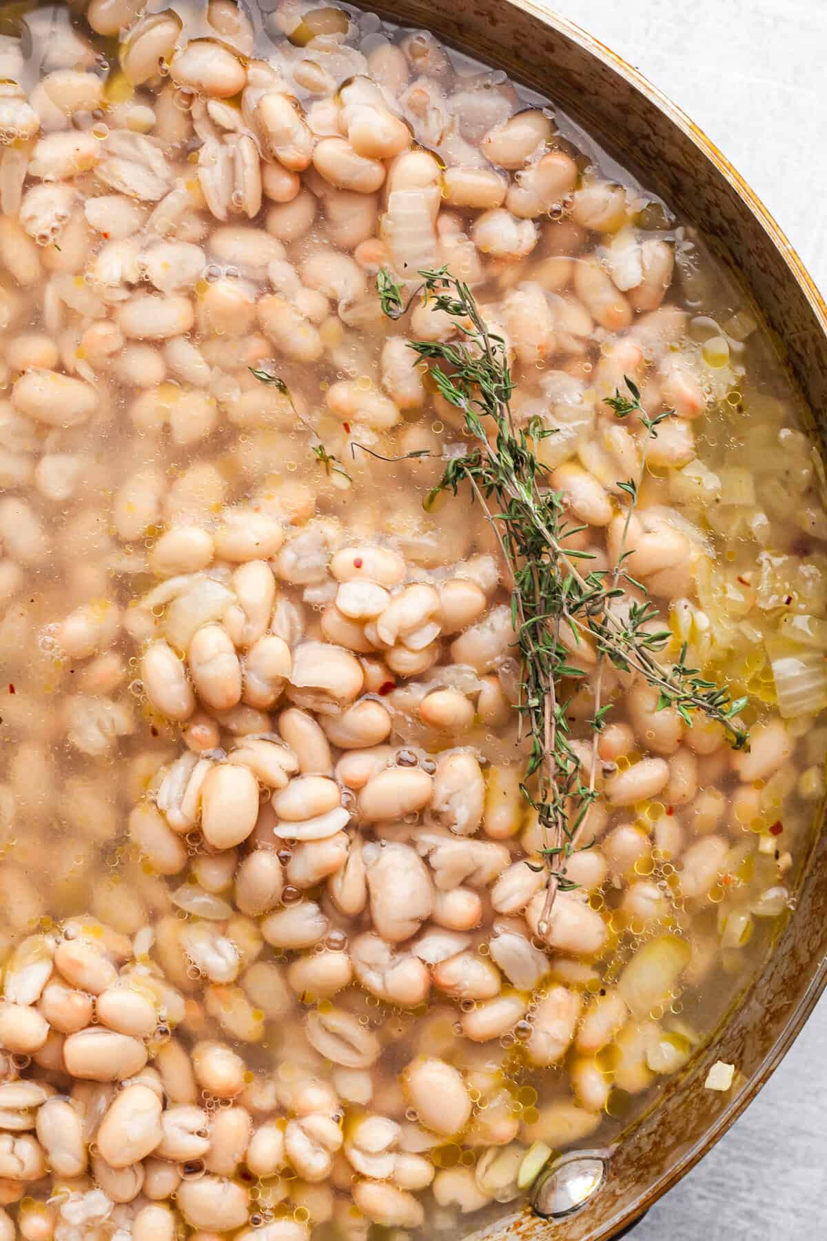 Creamy White Beans with Toasted Breadcrumbs