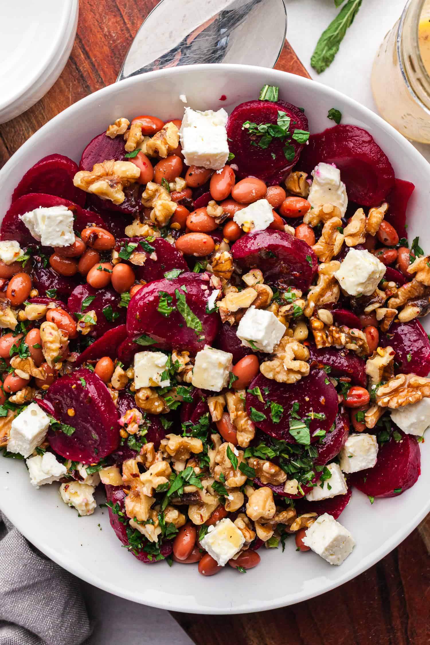 Beet Salad with Feta and Walnuts