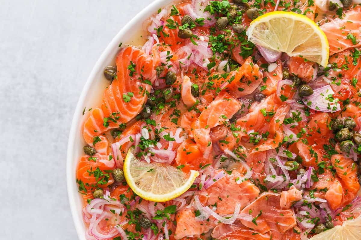 Salmon Crudo