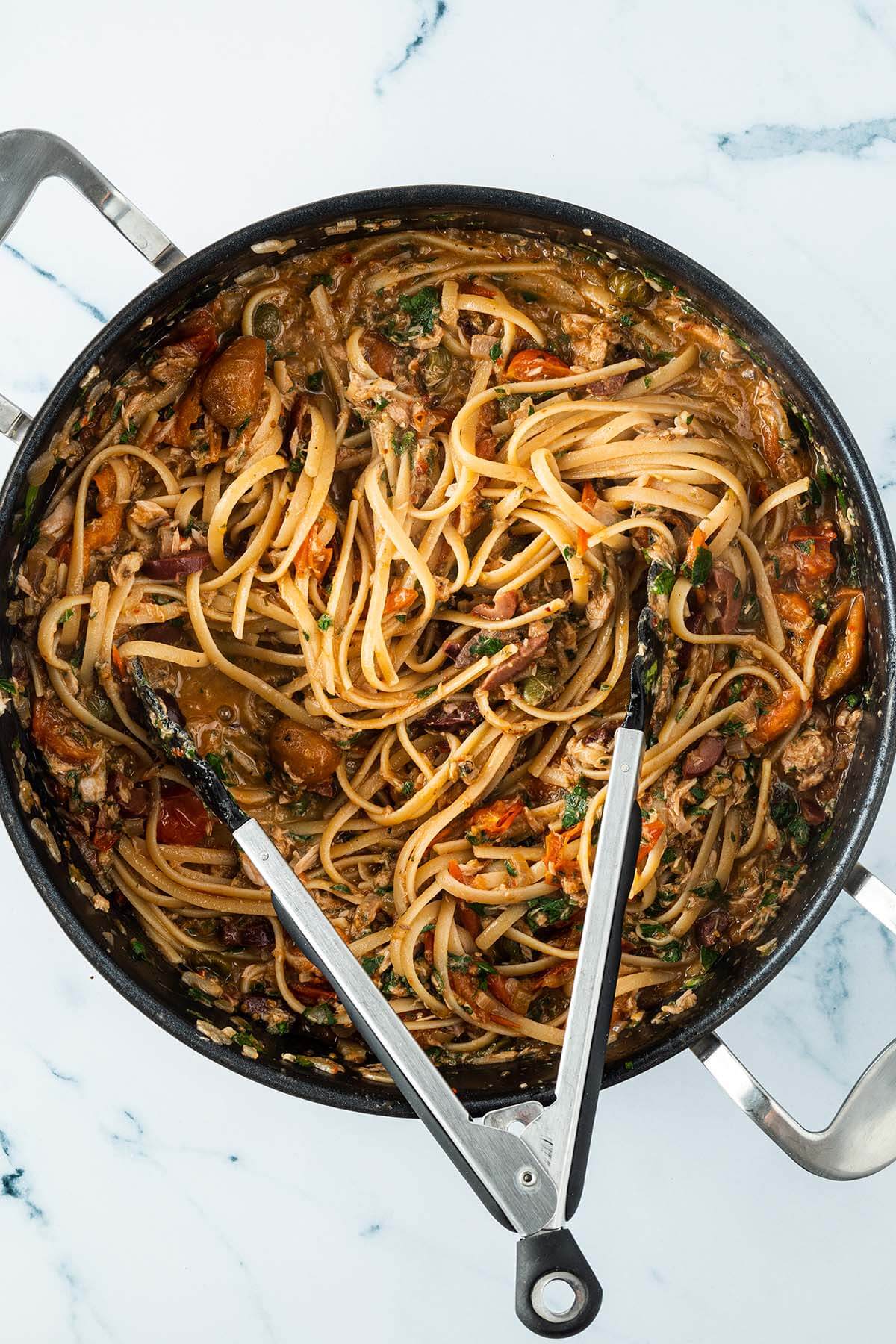 Spaghetti Tuna Puttanesca