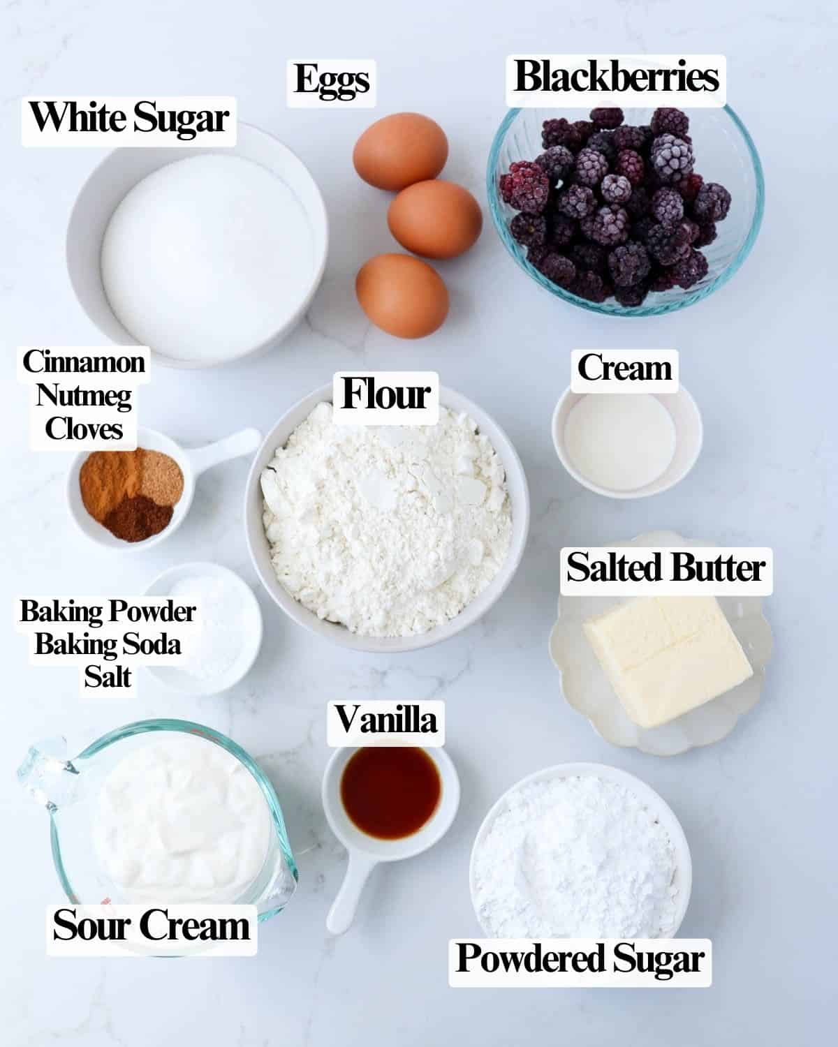 Spiced Blackberry Bundt Cake