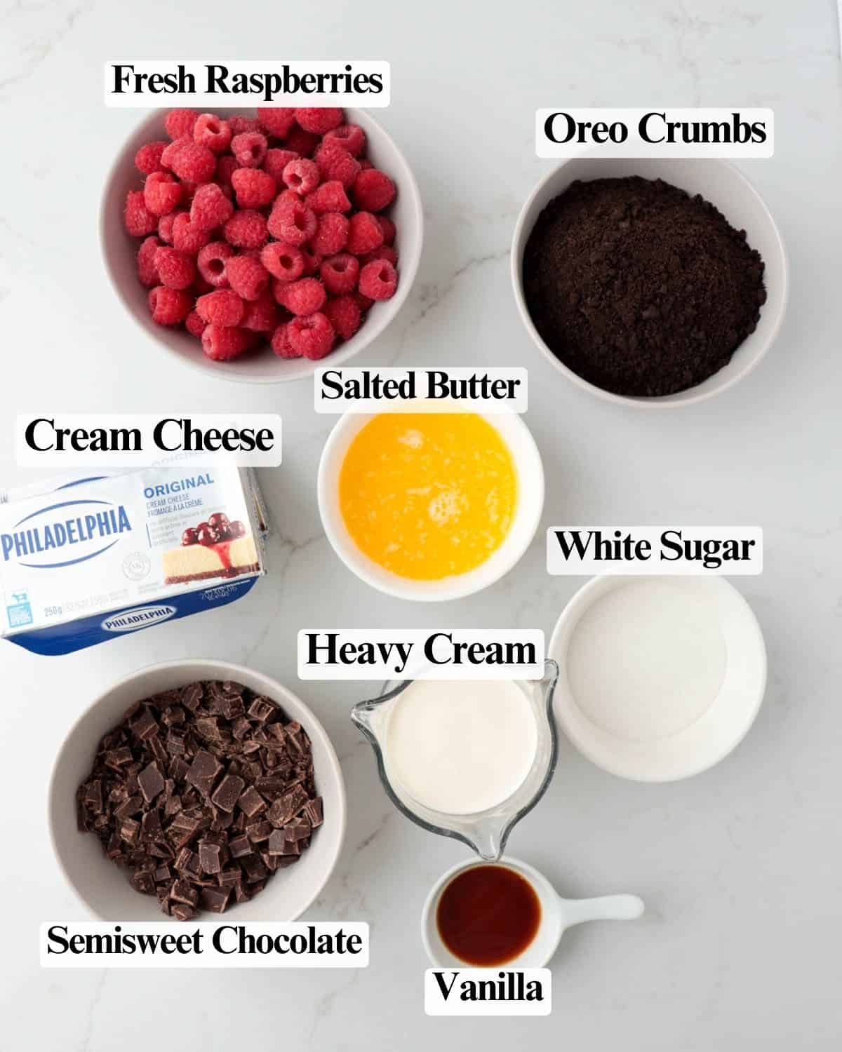 No-Bake Raspberry Chocolate Cheesecake