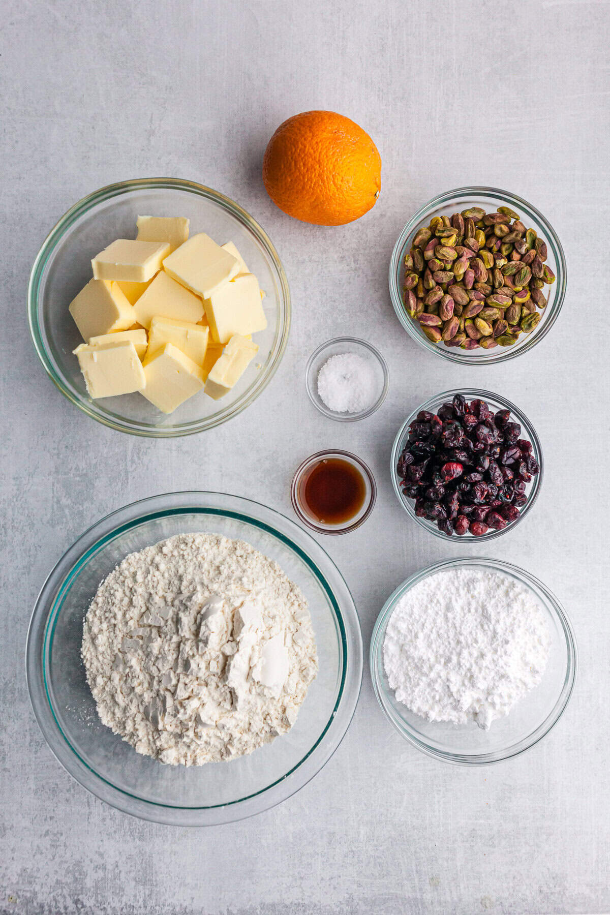 Cranberry and Pistachio Shortbread