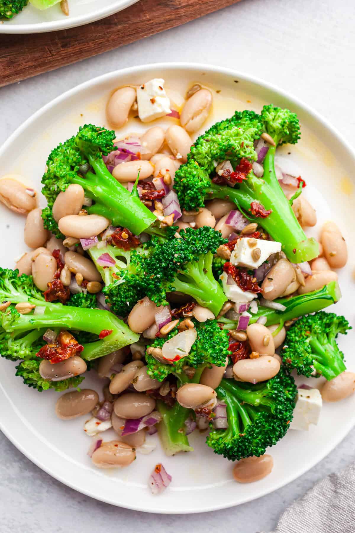 Broccoli and Cannellini Bean Salad