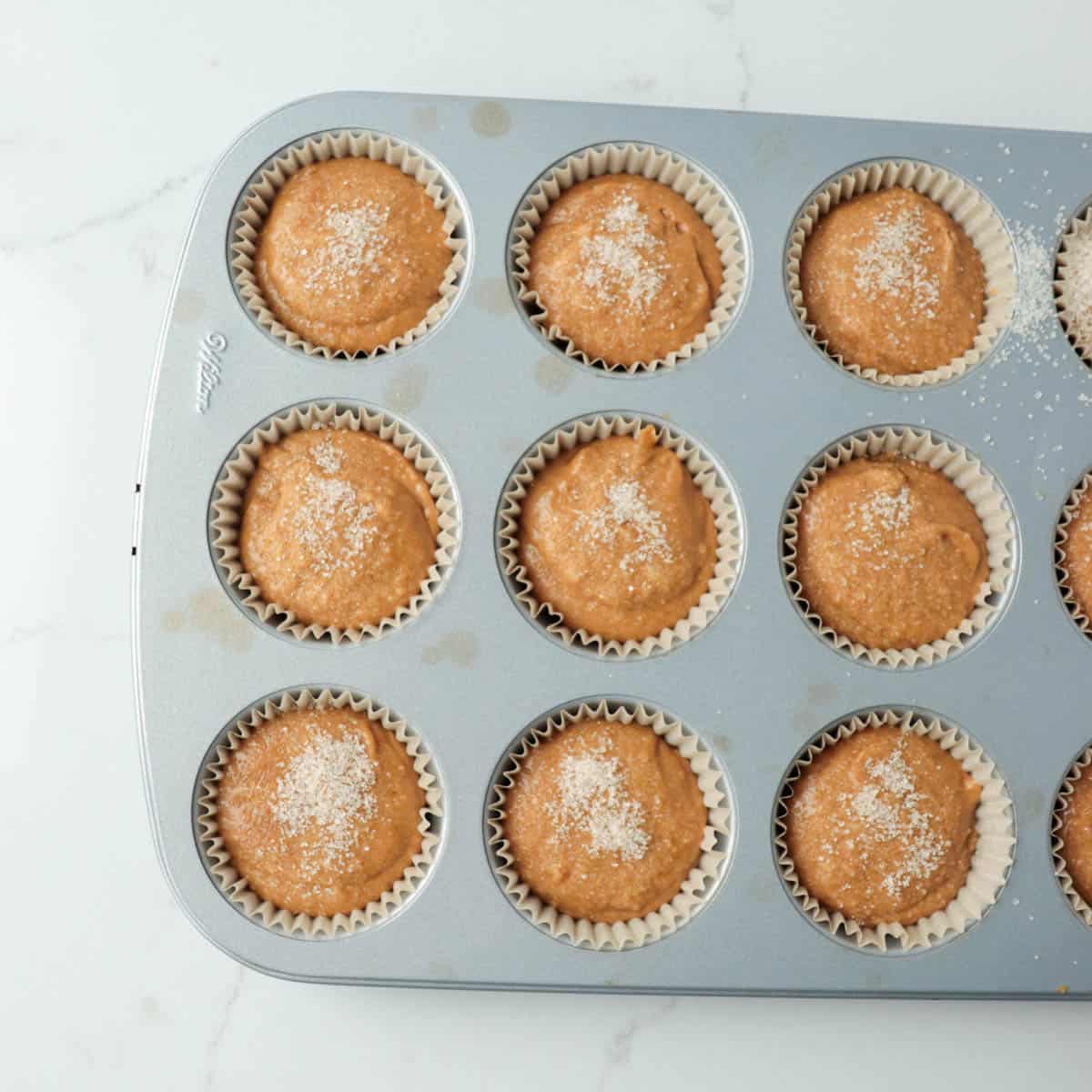 Gingerbread Banana Muffins