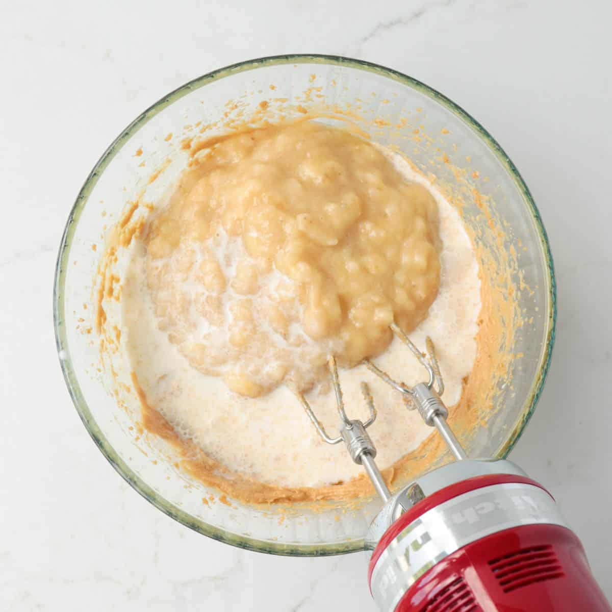 Banana Cake with Peanut Butter Frosting