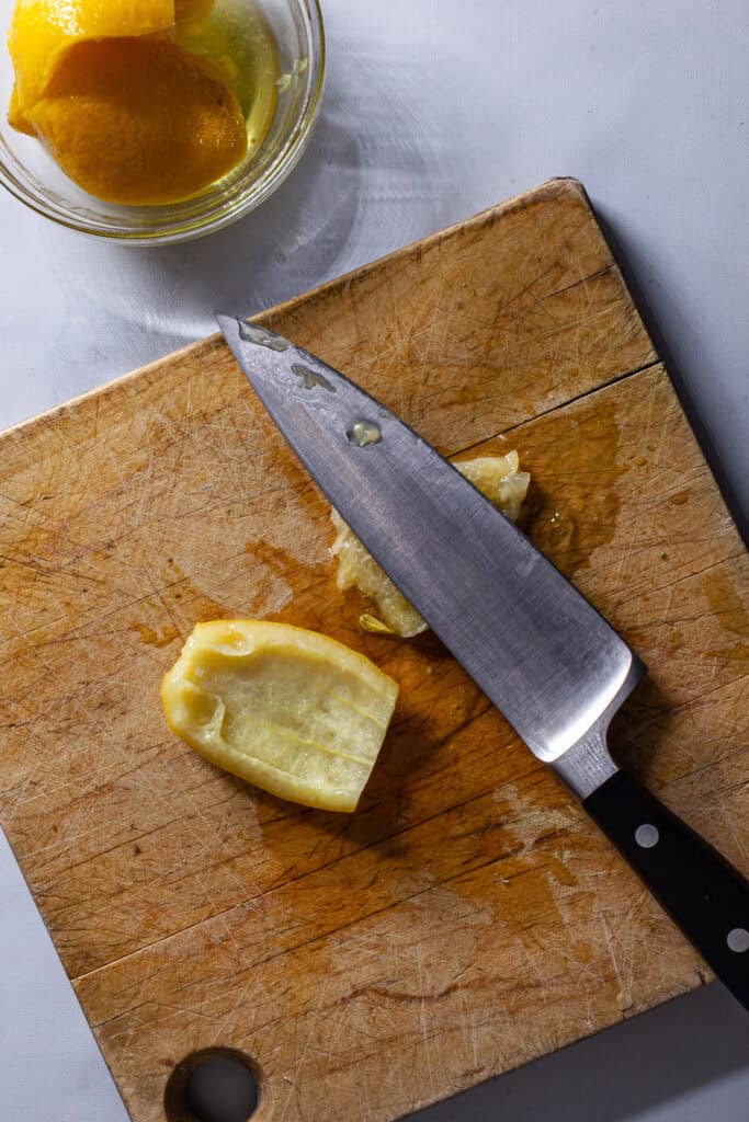 Broccoli Lentil Salad with Anchovy Salad Dressing
