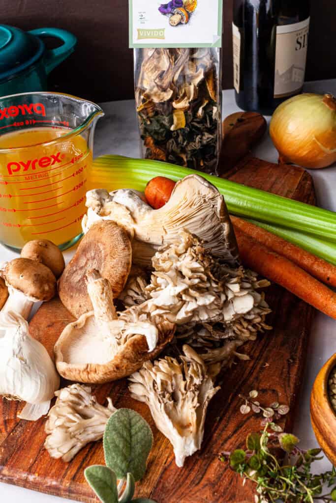 Lentil and Mushroom Soup