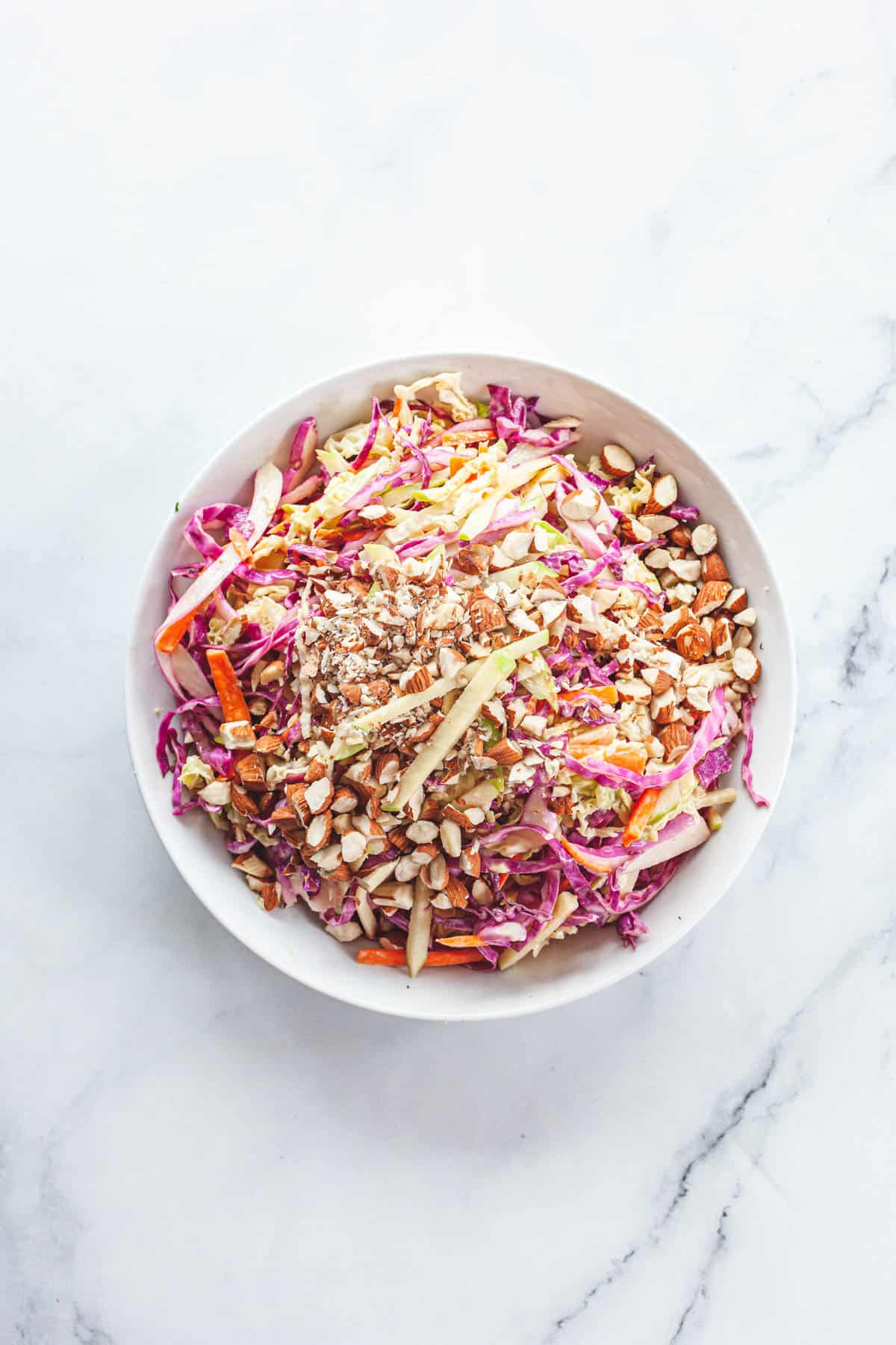 Coleslaw with Apples and Nuts