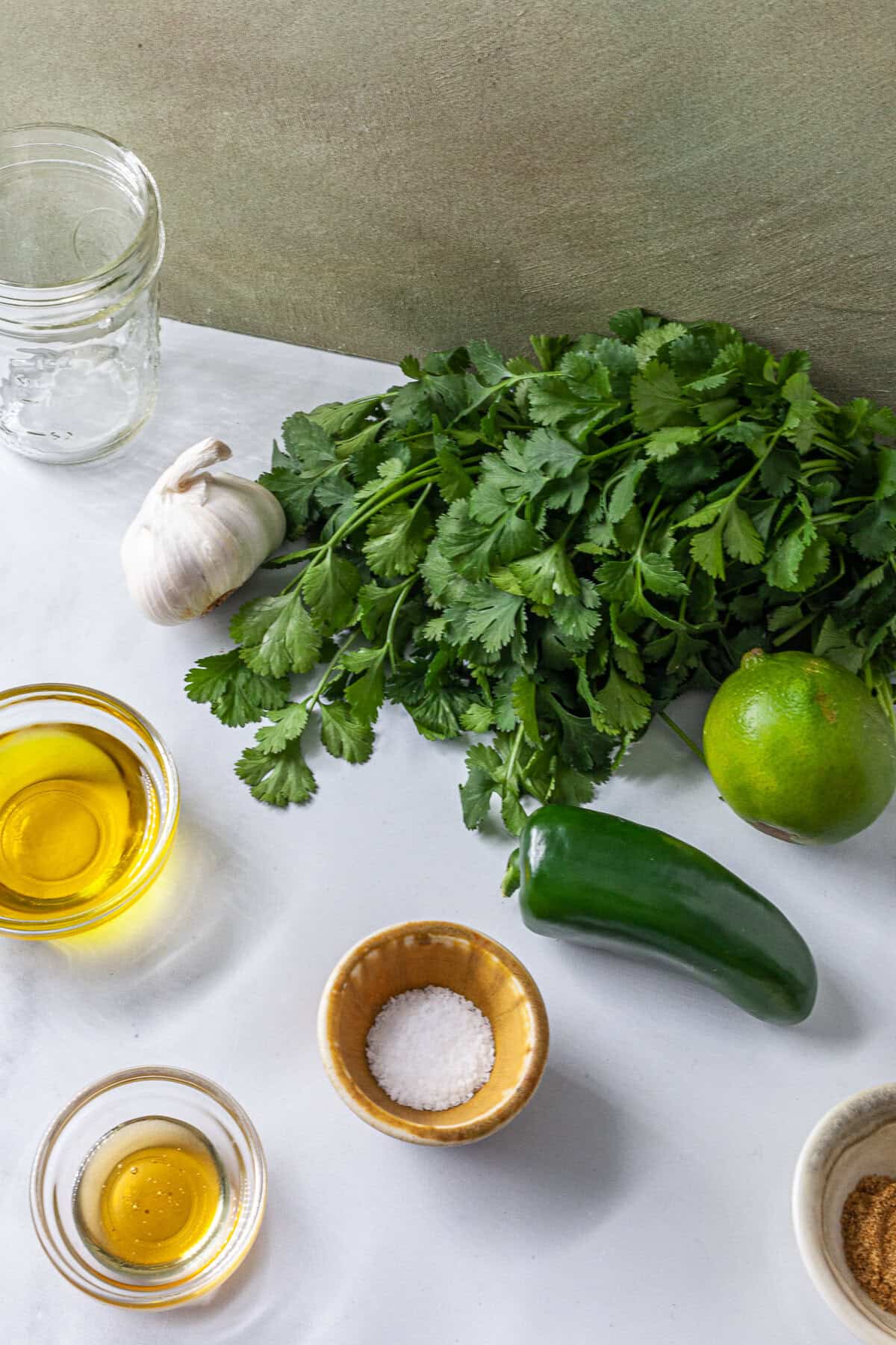 Lentil Salad with Avocado, Cherry Tomato, and Lime Cilantro Vinaigrette
